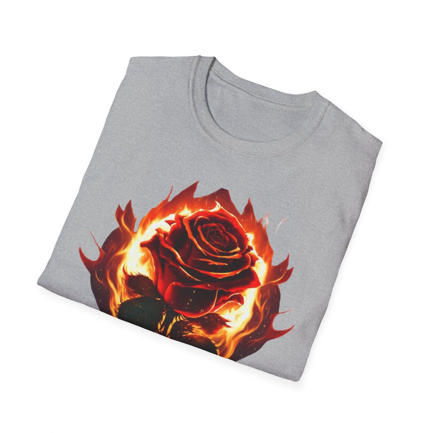 Rose and Flames T-Shirt