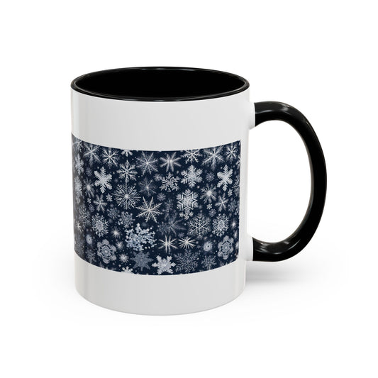 Snowflake Accent Coffee Mug