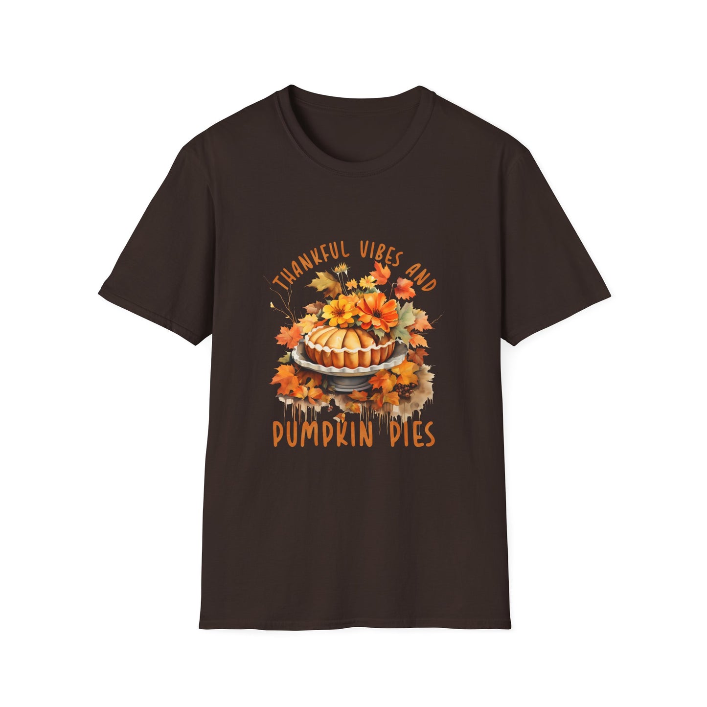 Thankful Vibes Pumpkin Pie Unisex Tee