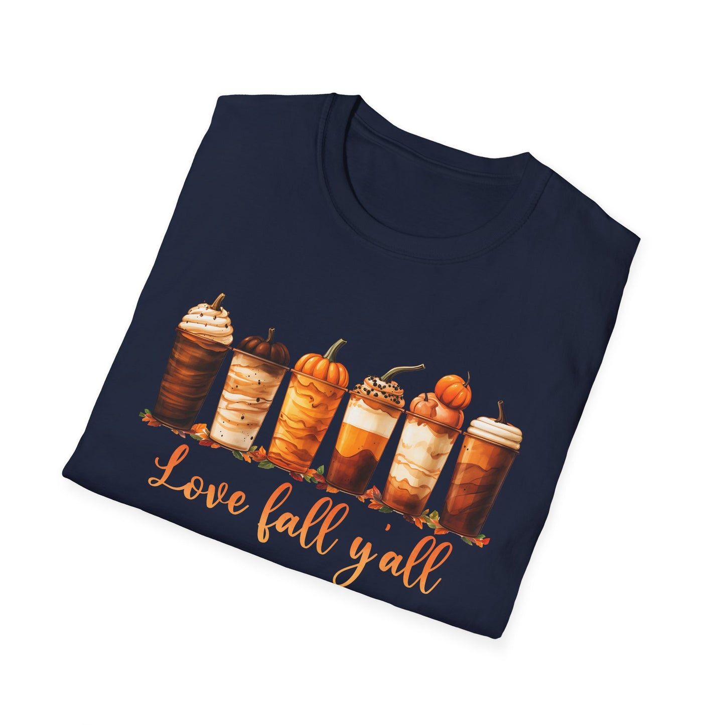 Love Fall Y'all Coffee Tee