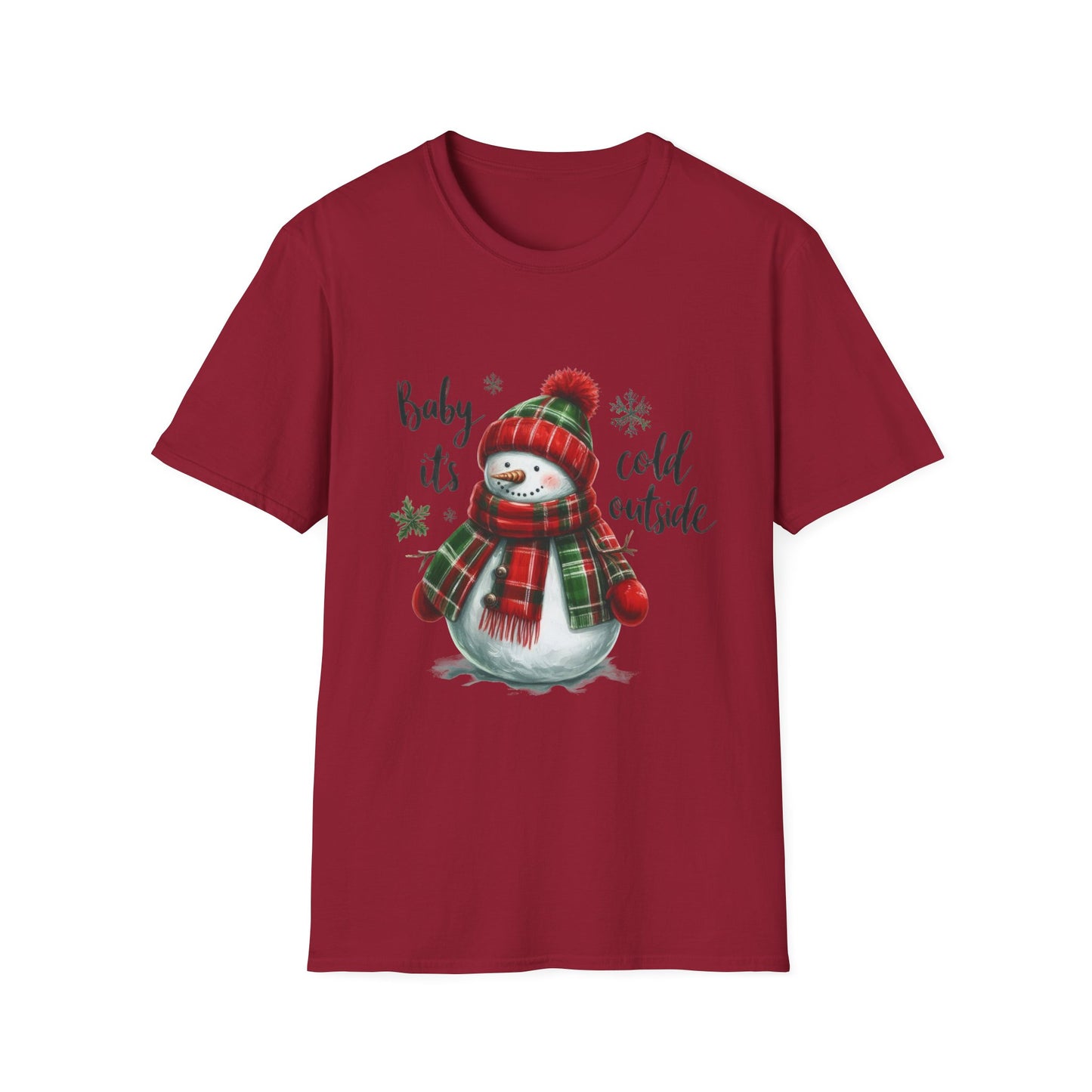 Baby It's Cold Outside Christmas Unisex Tee