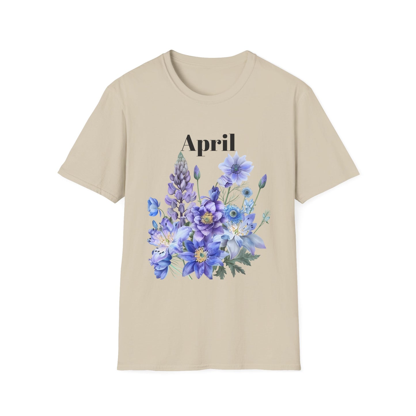 Birth Month Flower Unisex Tee - April