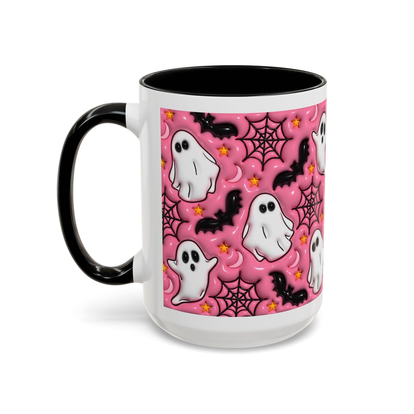 Pink Spooky Ghost Coffee Mug