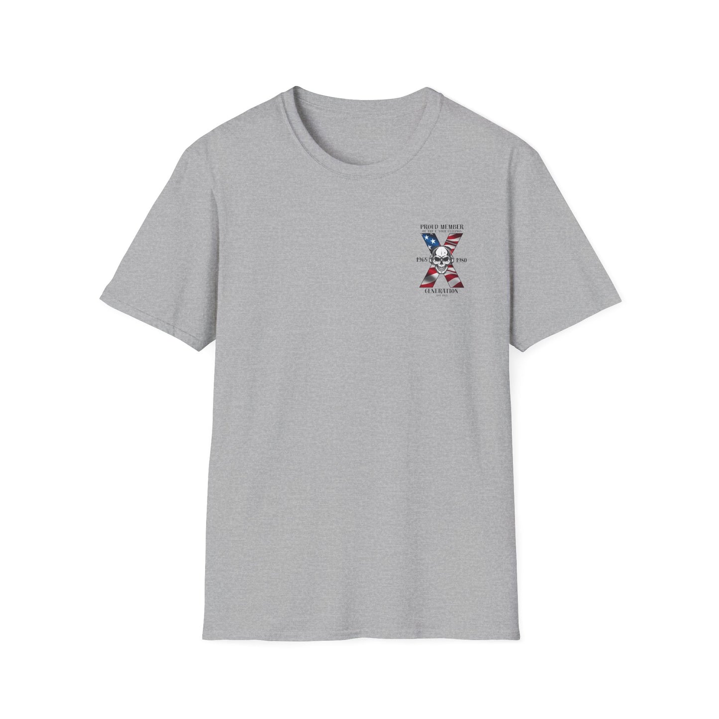 Gen X Flag and Skull Tee