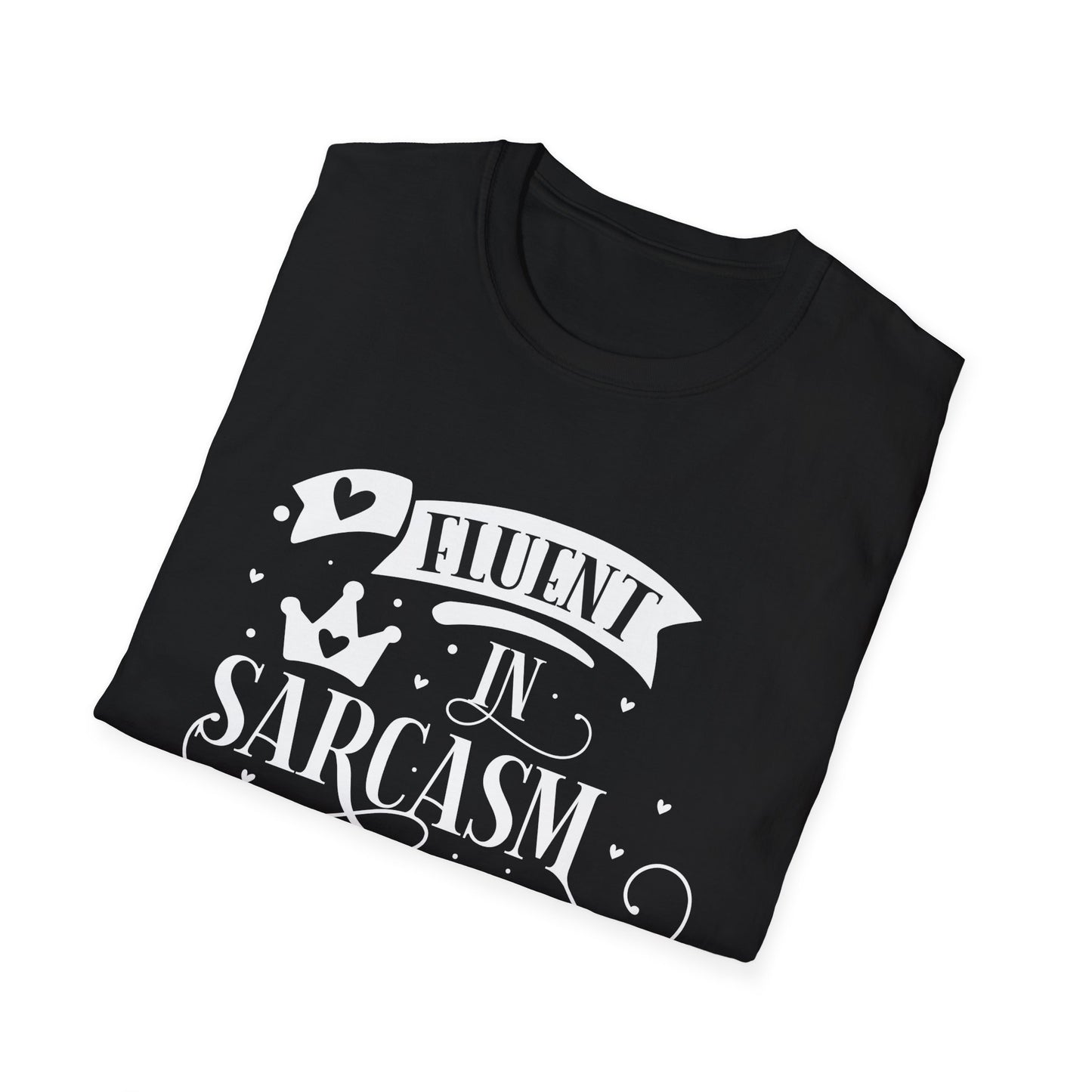 Fluent in Sarcasm & Cuss Words Unisex Cotton Tee
