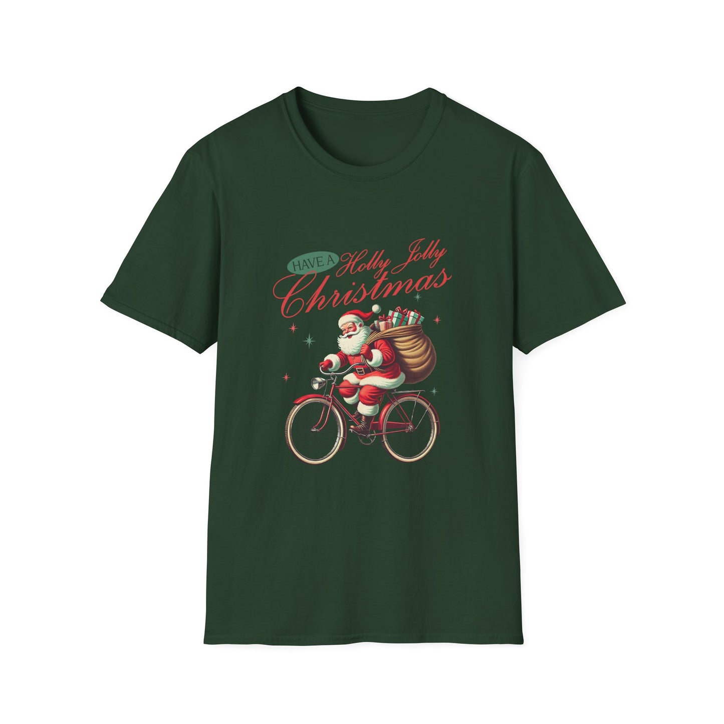 Retro Holly Jolly Christmas Tee