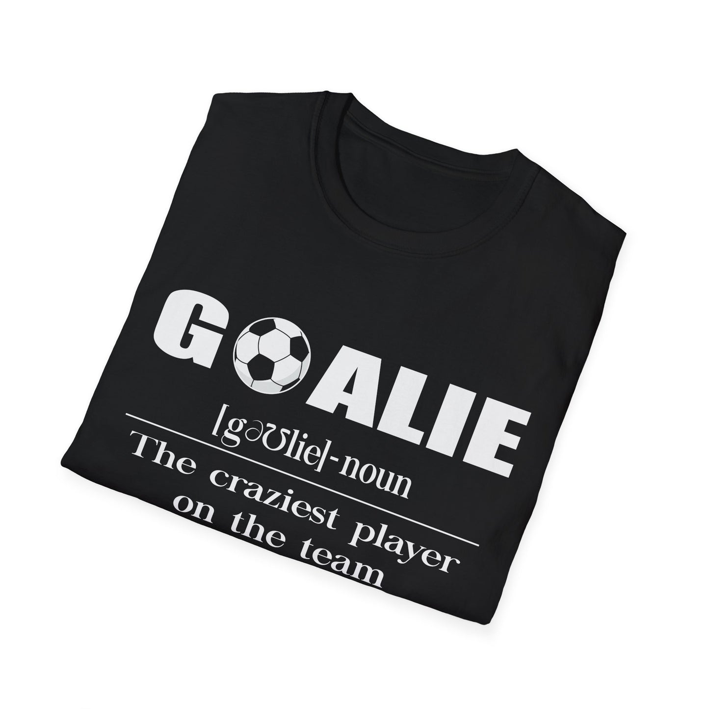 Soccer Goalie Definition Unisex Cotton Tee