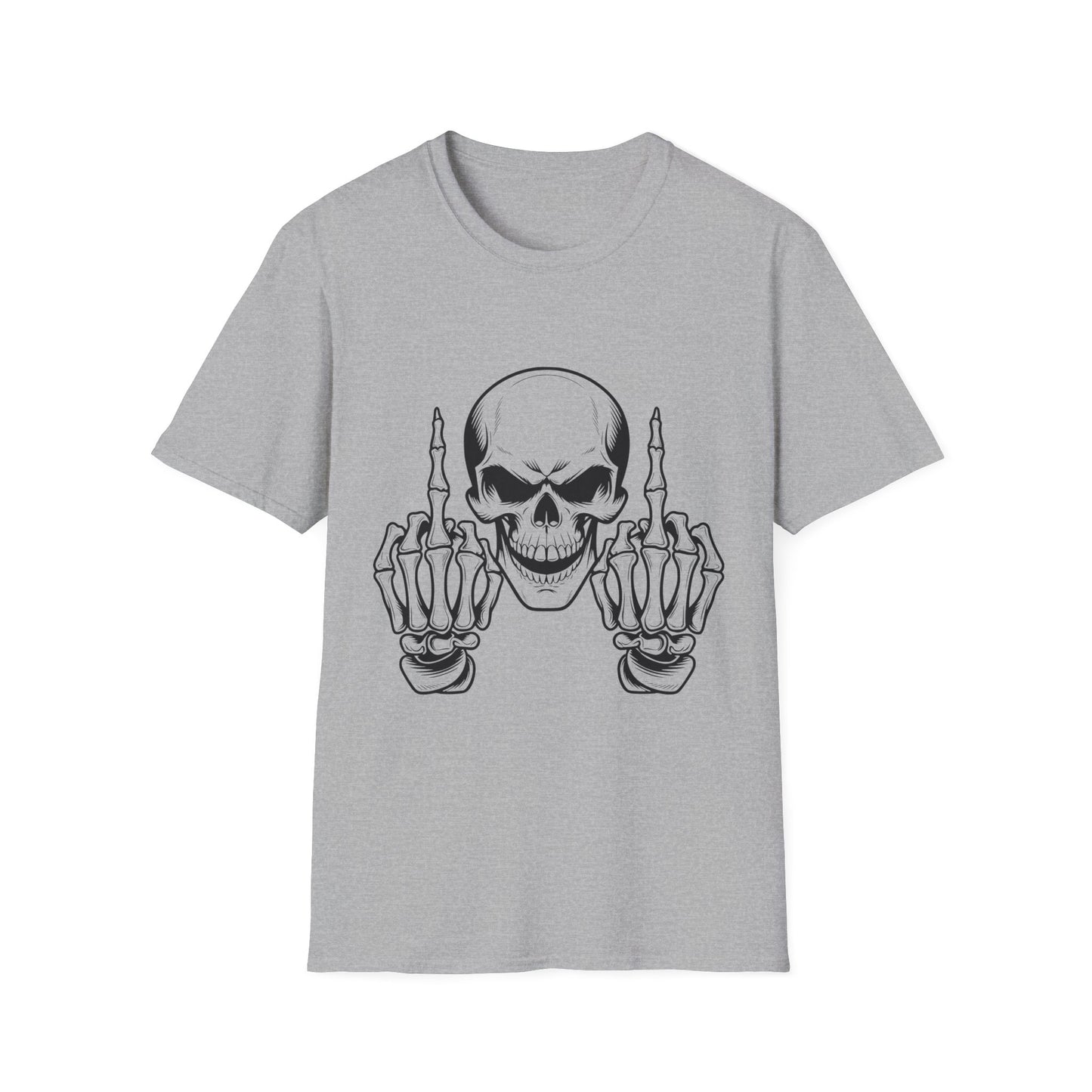 Skull Middle Finger Tee