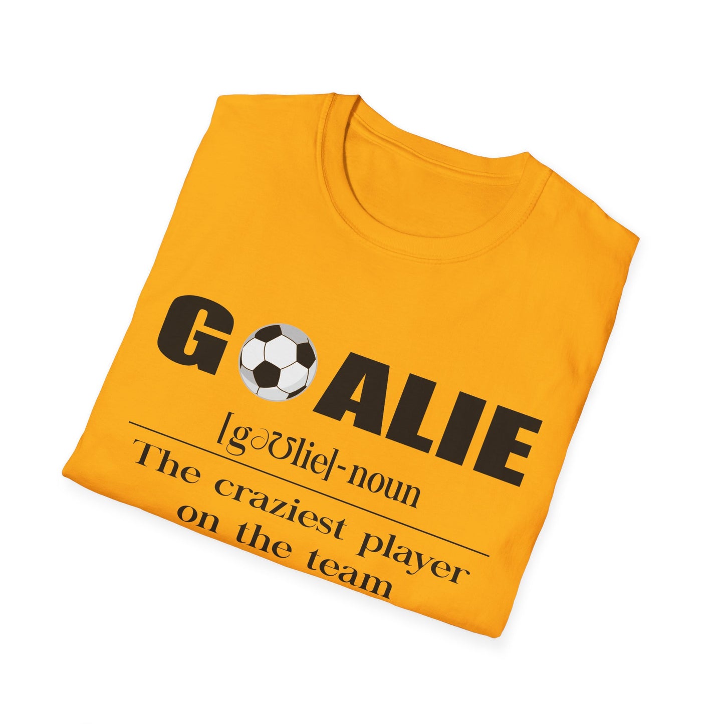 Soccer Goalie Definition Unisex Cotton Tee