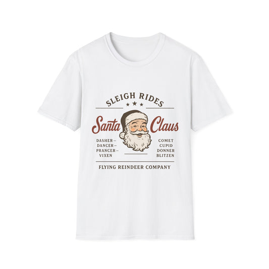 Santa Claus Sleigh Rides Tee