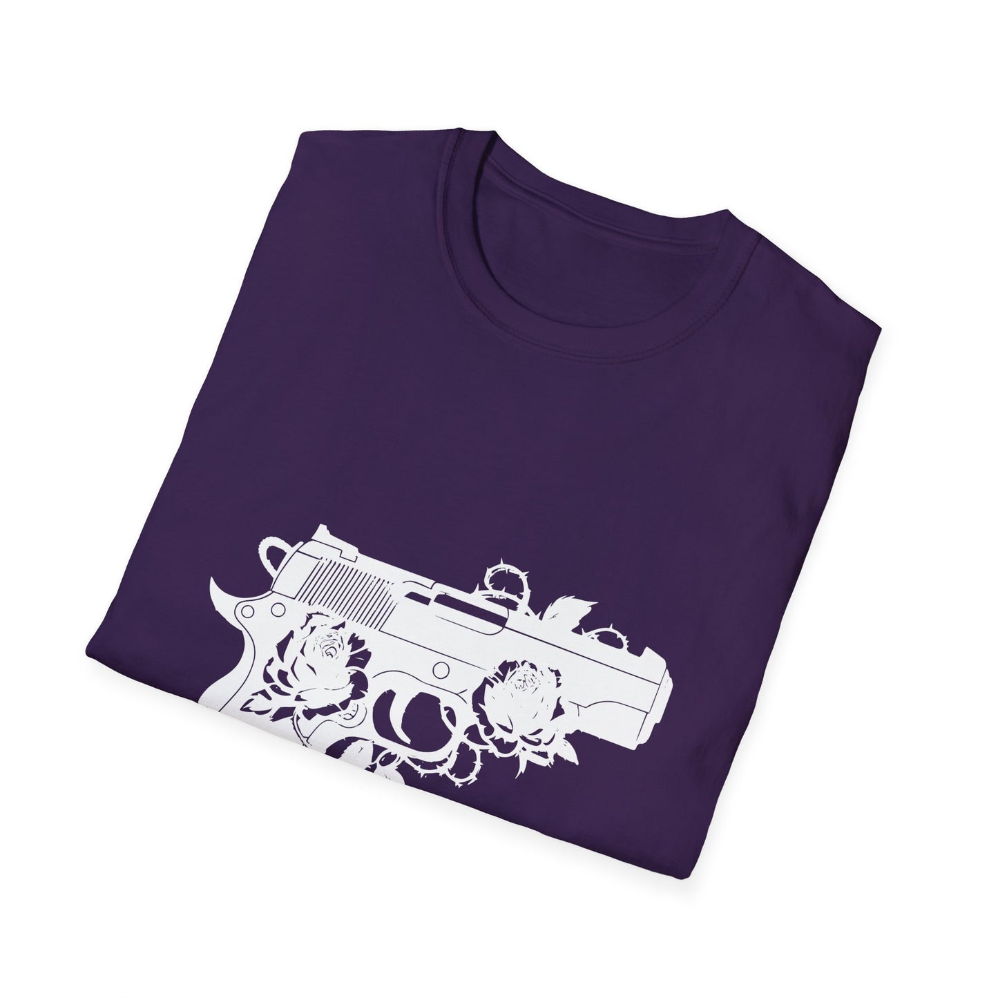 Pistol & Roses Unisex Cotton Tee