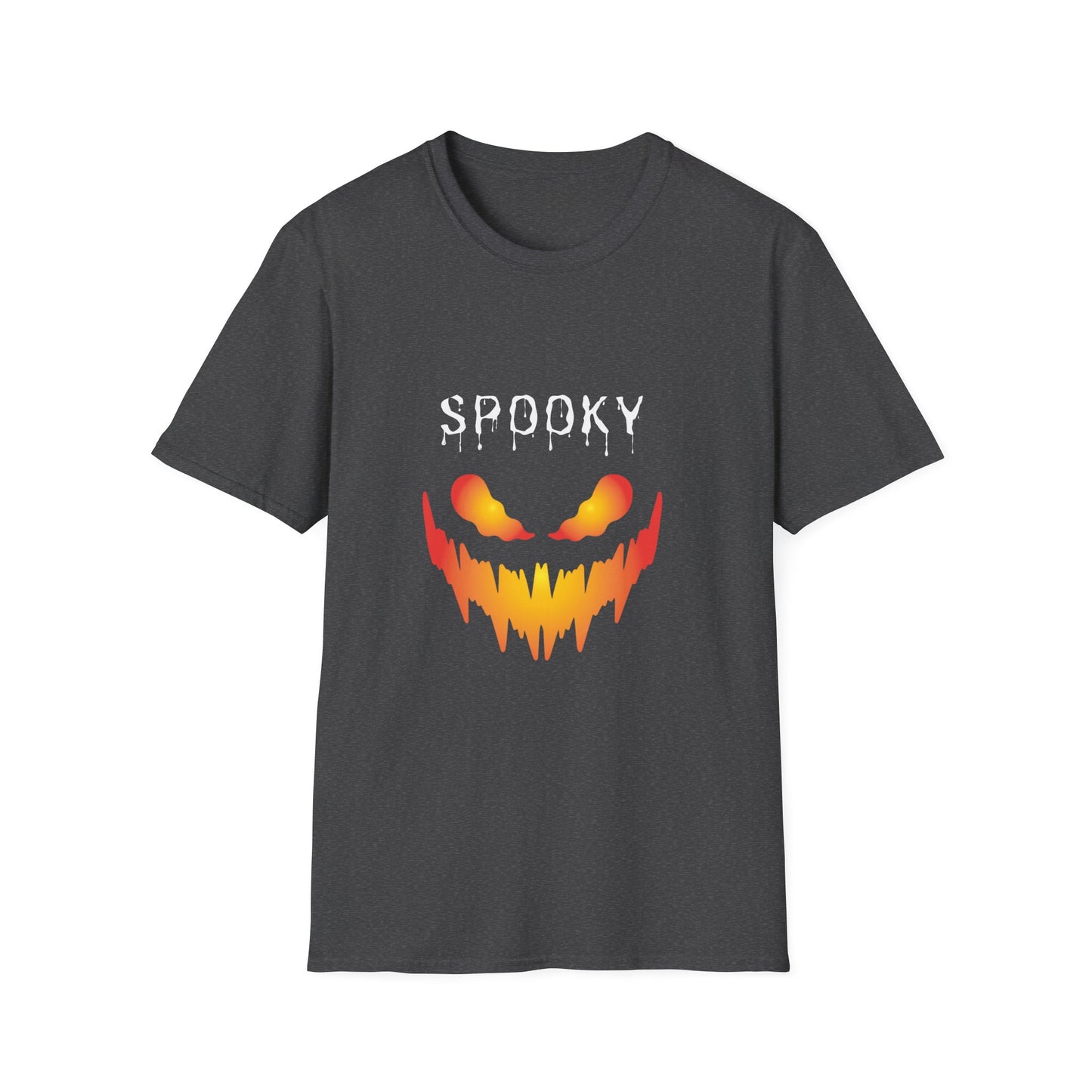 Scary Firy Pumpkin Face Tee