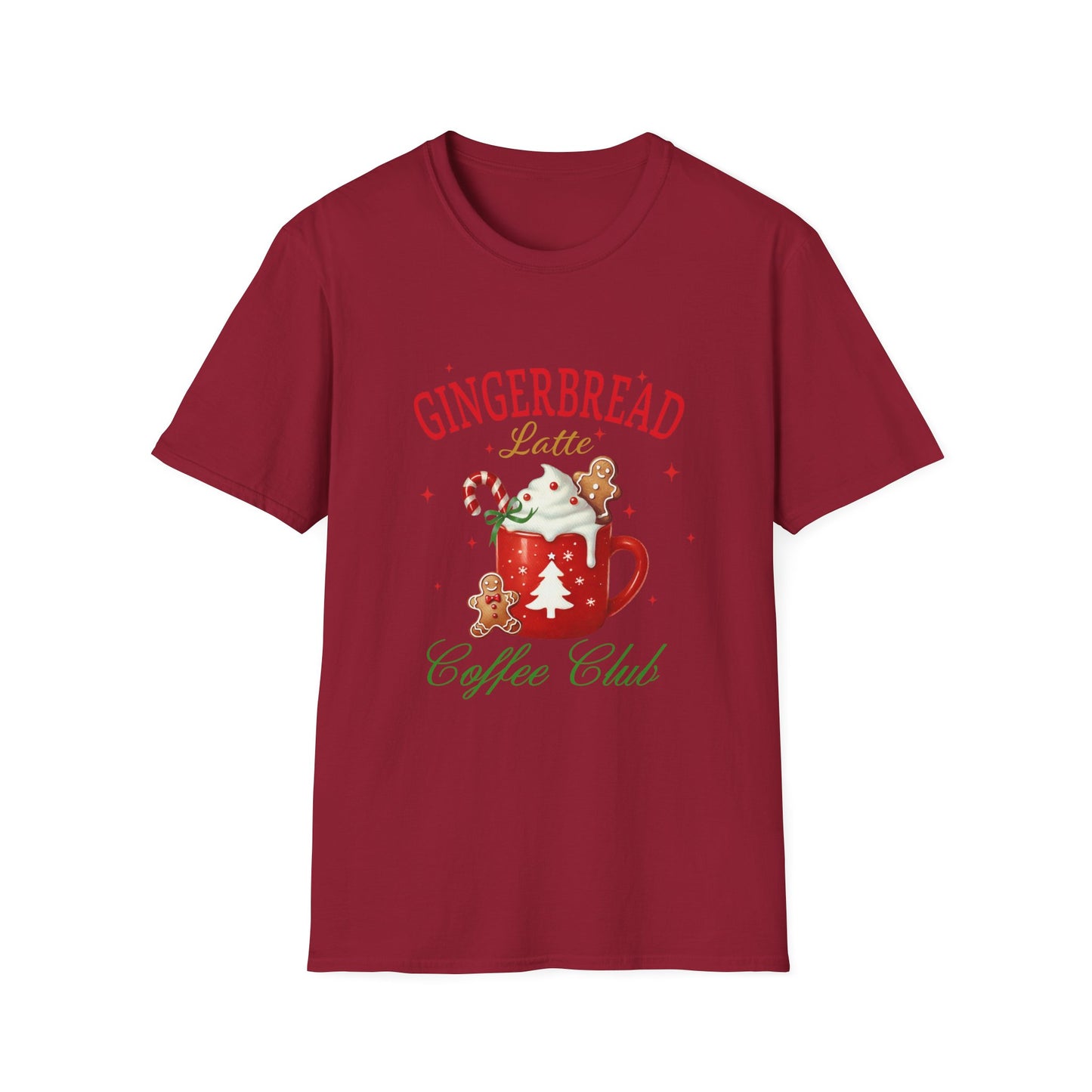 Gingerbread Latte Christmas Club Unisex Tee