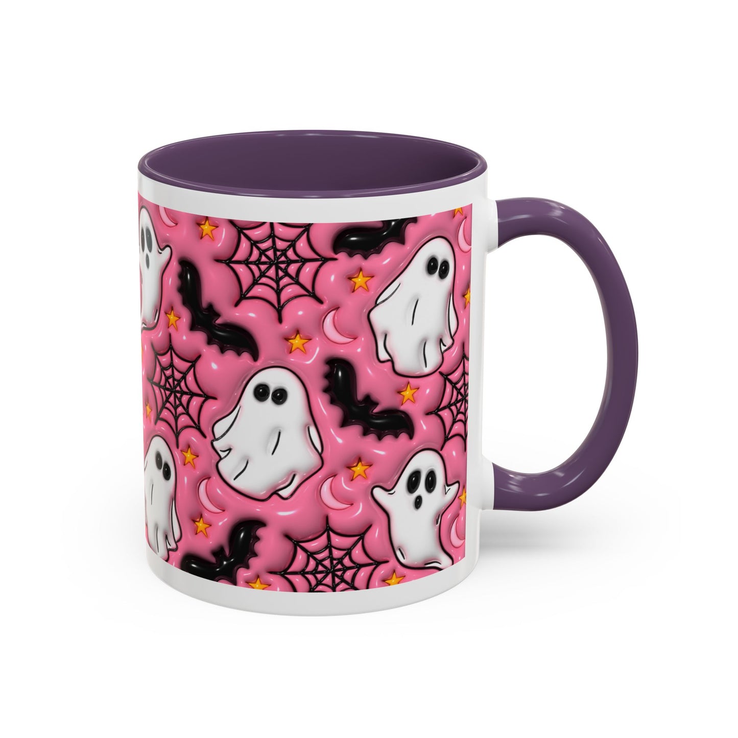 Pink Spooky Ghost Coffee Mug