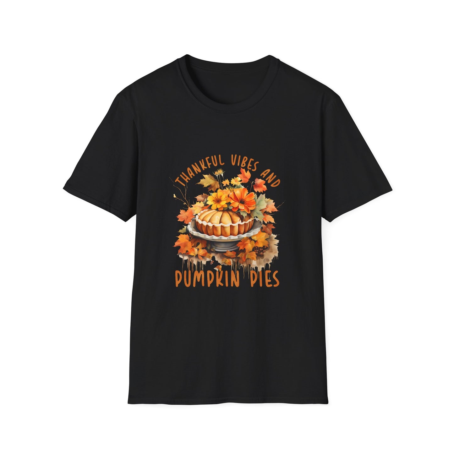 Thankful Vibes Pumpkin Pie Unisex Tee