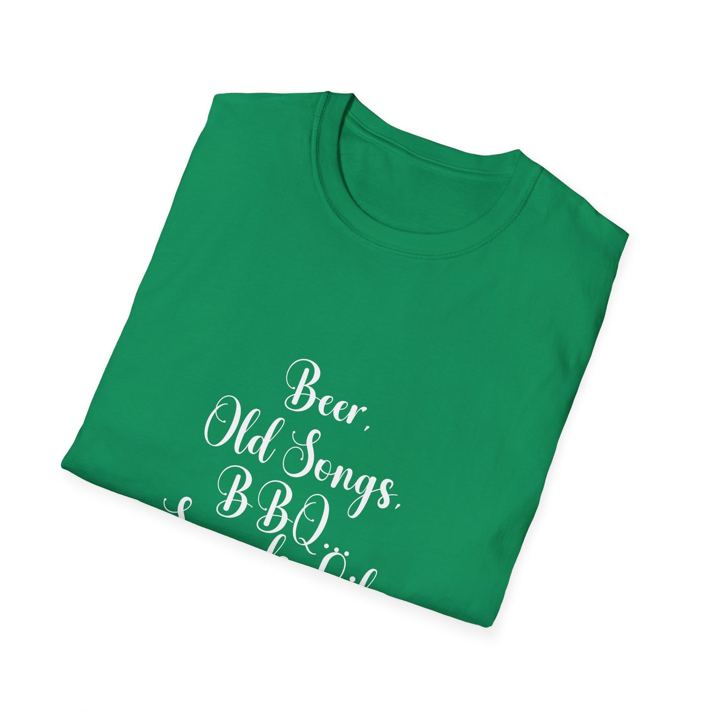 Beer, Old Songs & BBQ Dad Unisex T-Shirt