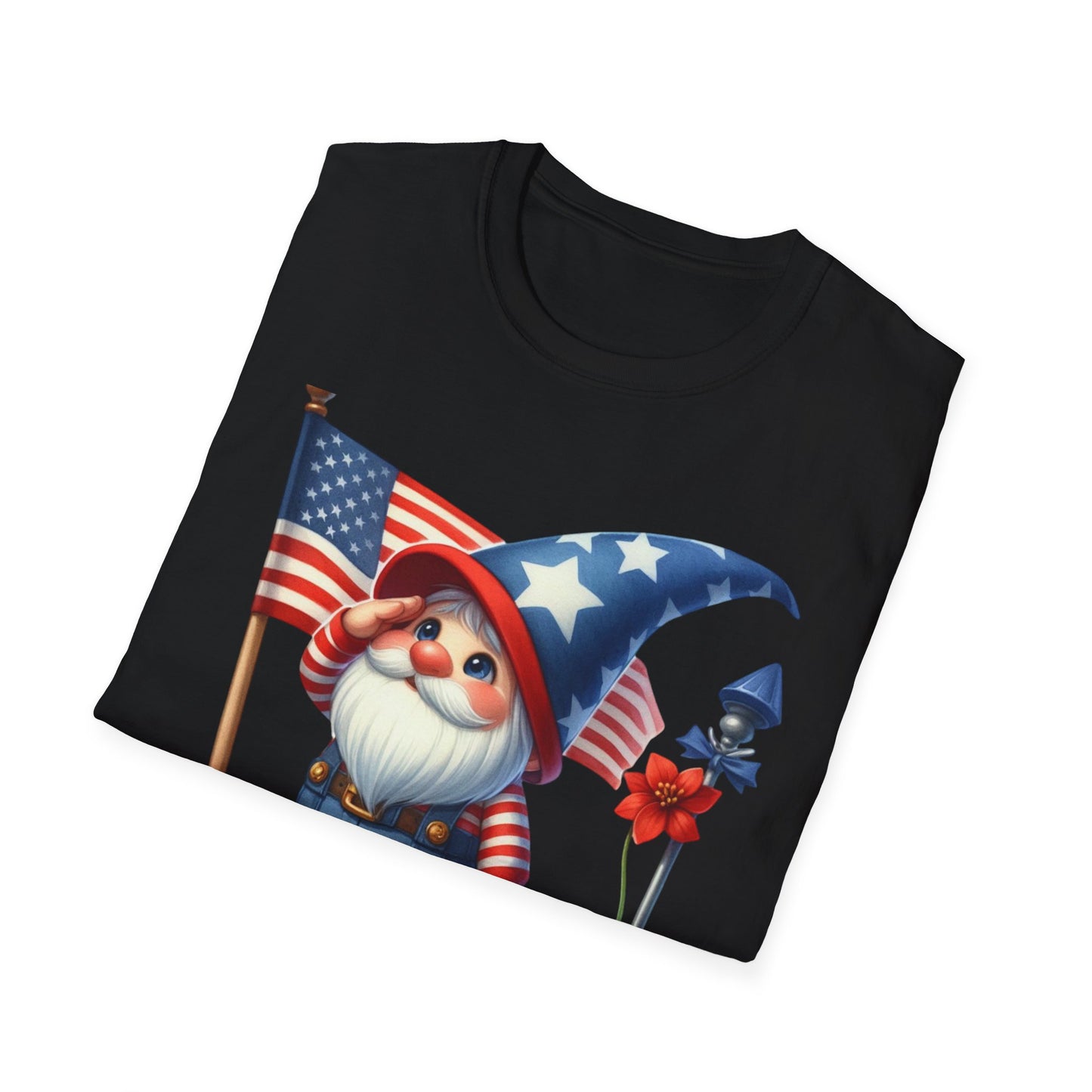 Patriotic Gnome Unisex Heavy Cotton Tee