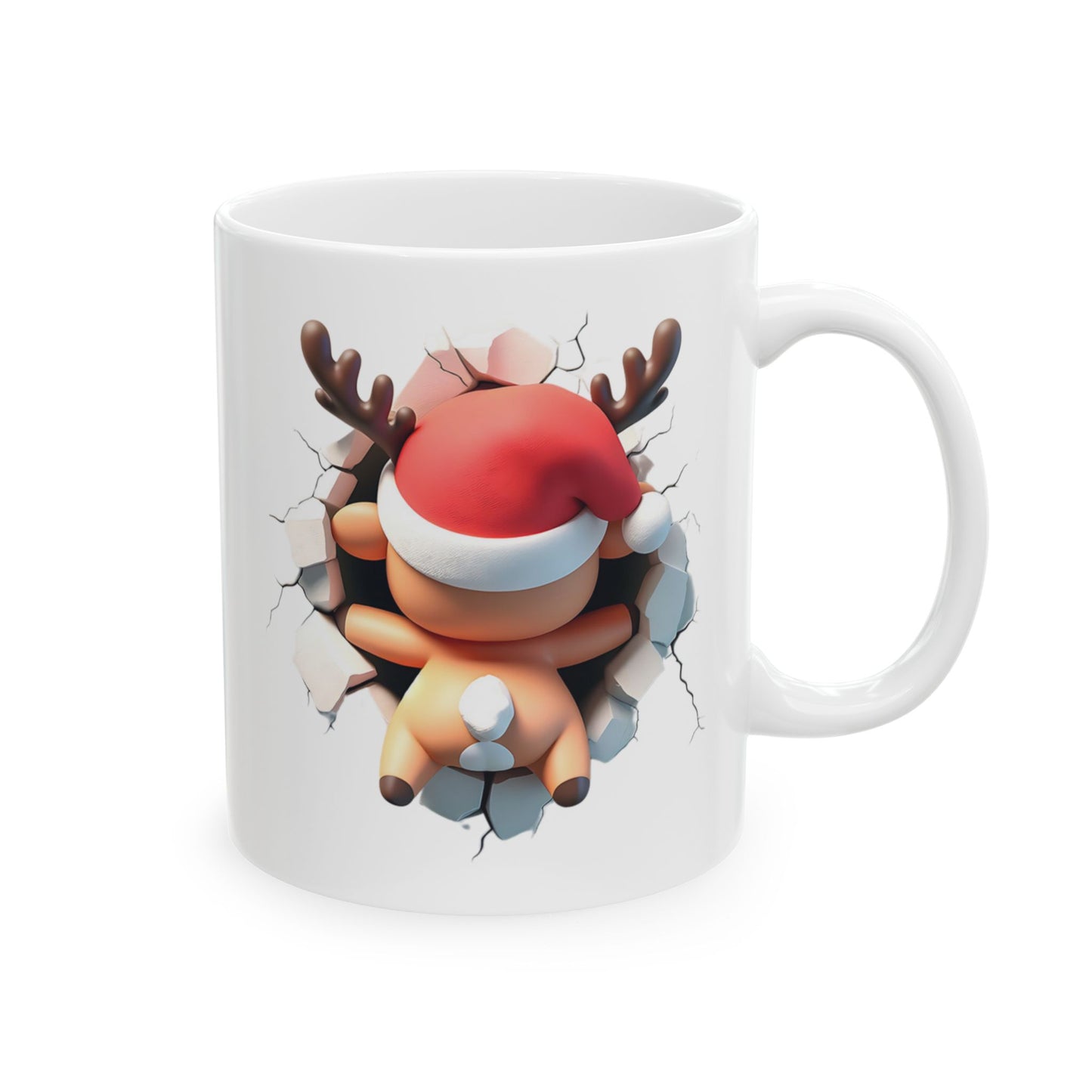 Christmas Reindeer Breakthrough Mug