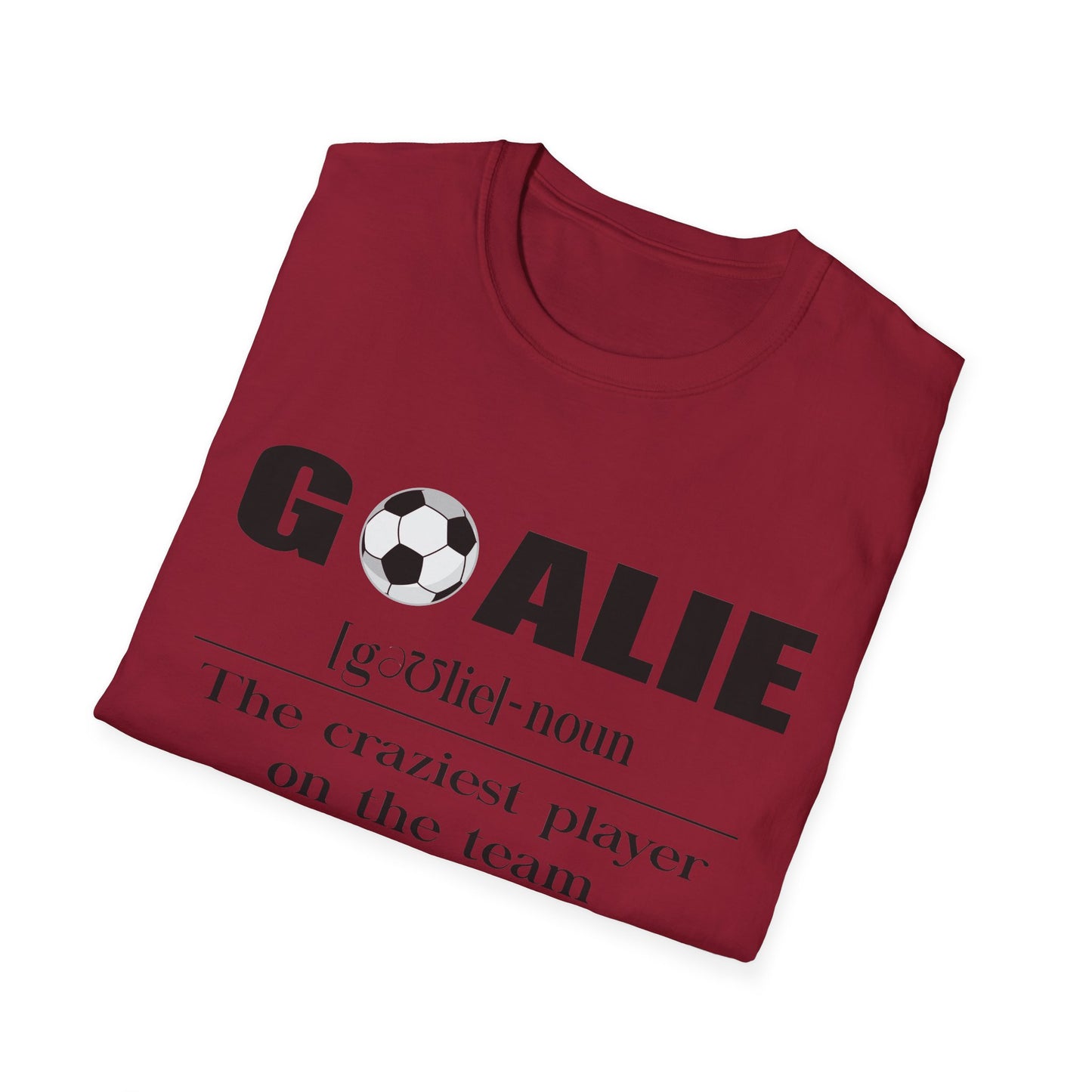 Soccer Goalie Definition Unisex Cotton Tee