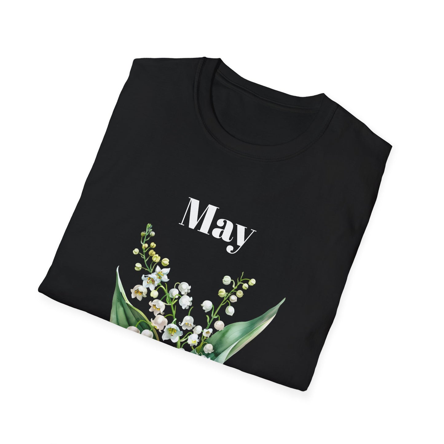 Birth Month Flower Unisex Tee - May