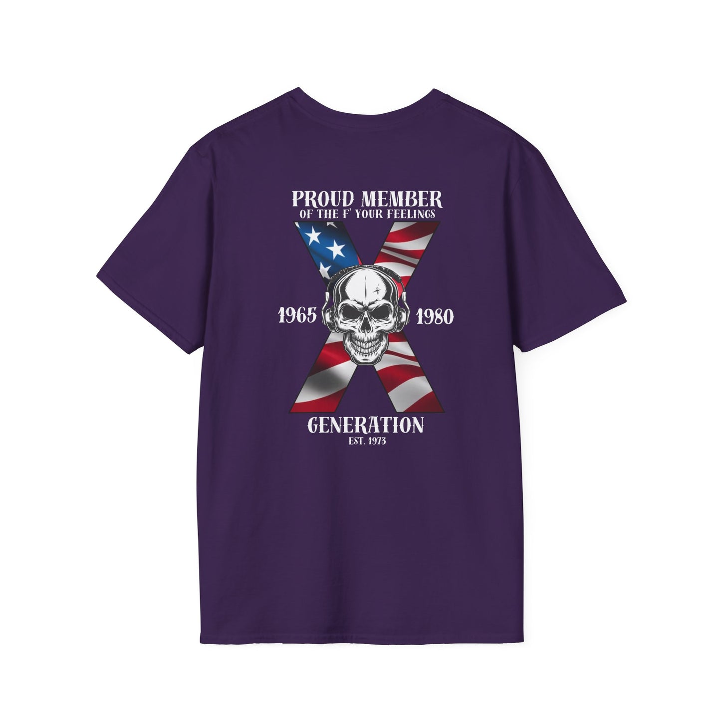 Gen X Flag and Skull Tee