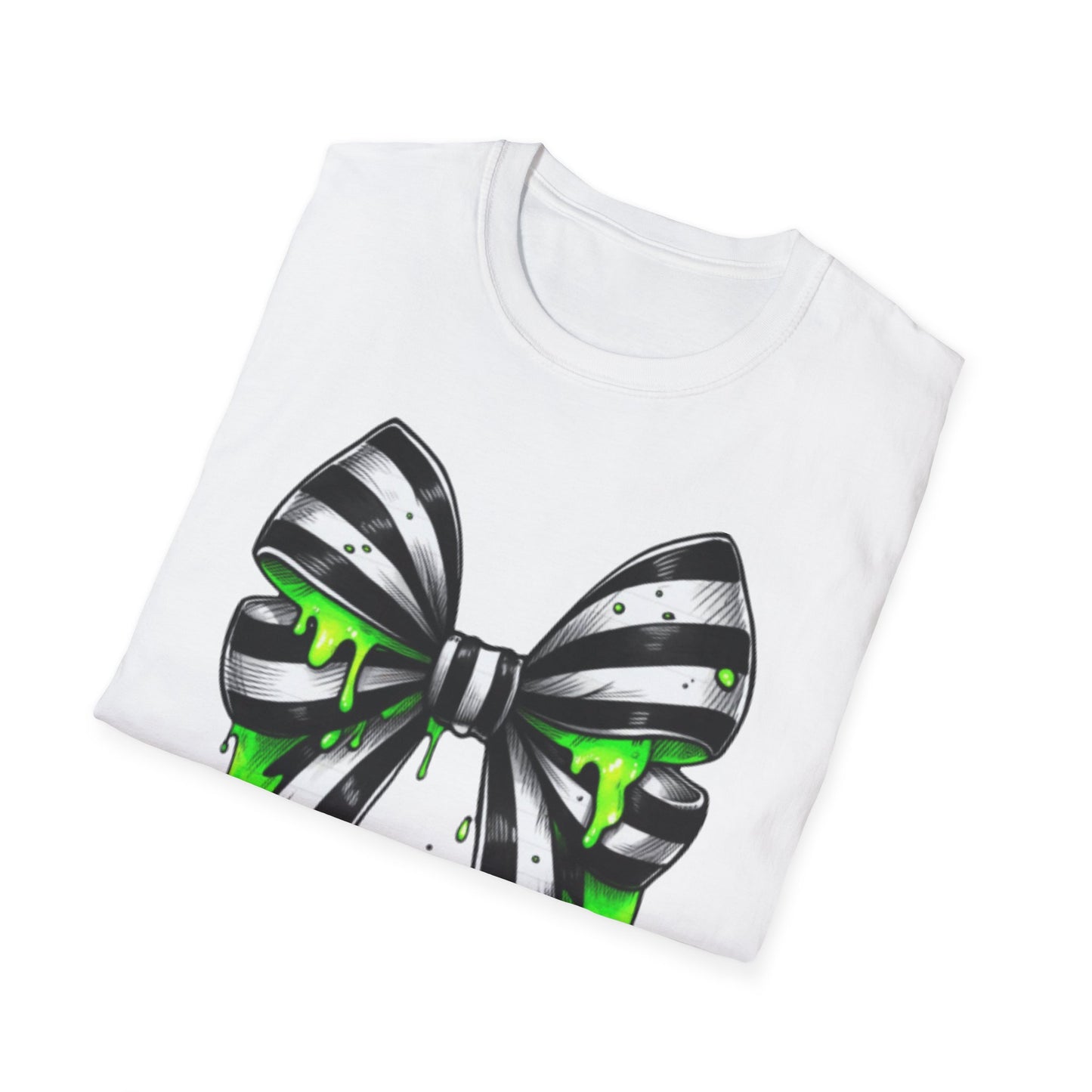Halloween Striped Bow Tee
