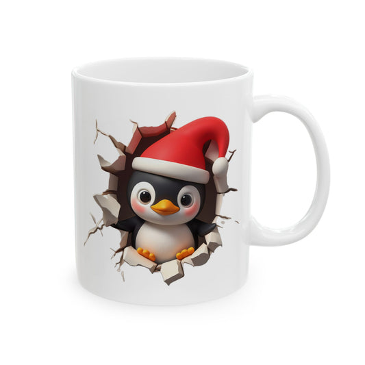 Christmas Penguin Breakthrough Mug