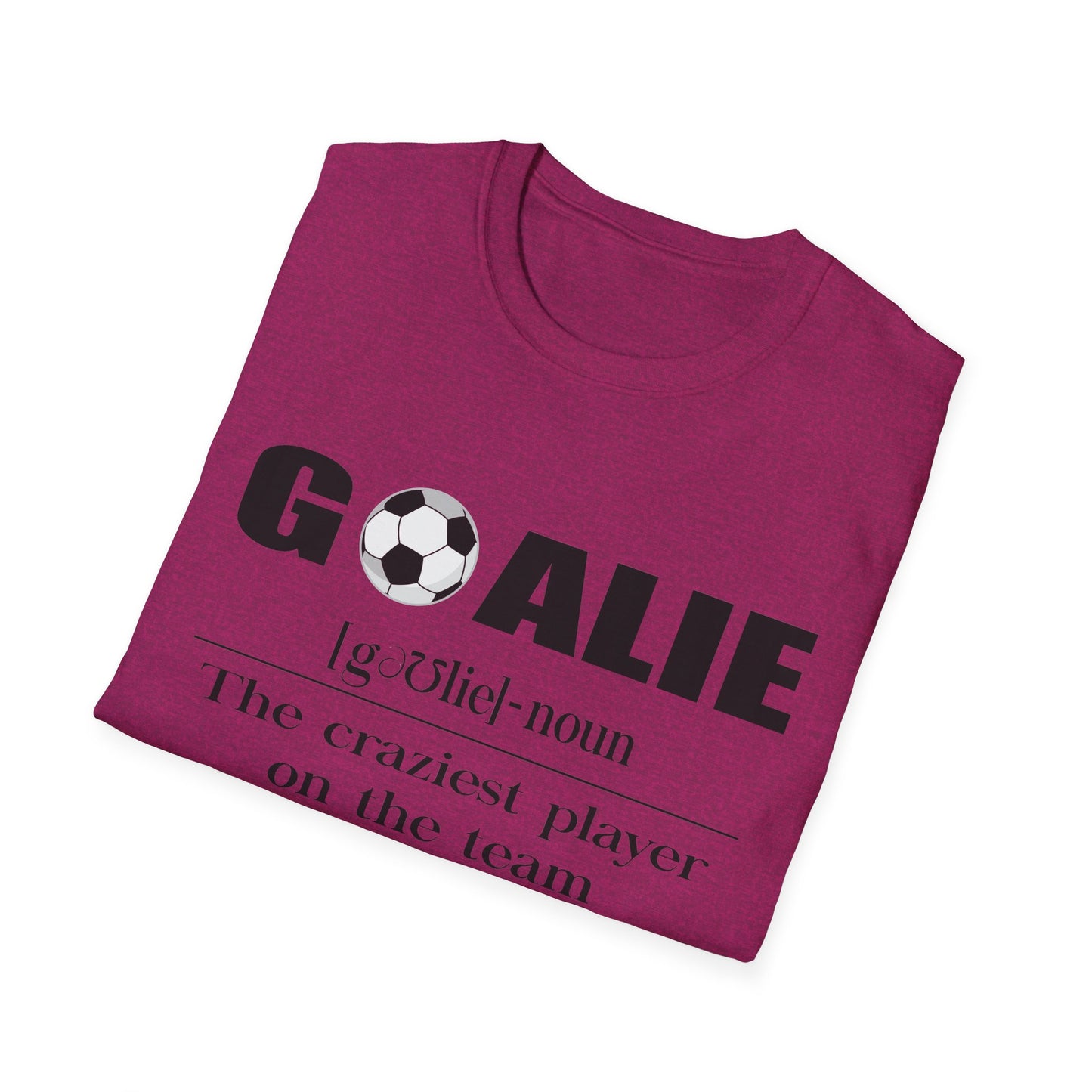 Soccer Goalie Definition Unisex Cotton Tee