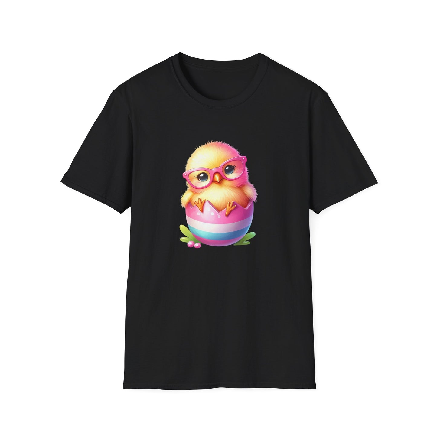 Easter Chick in Egg Unisex Cotton Tee