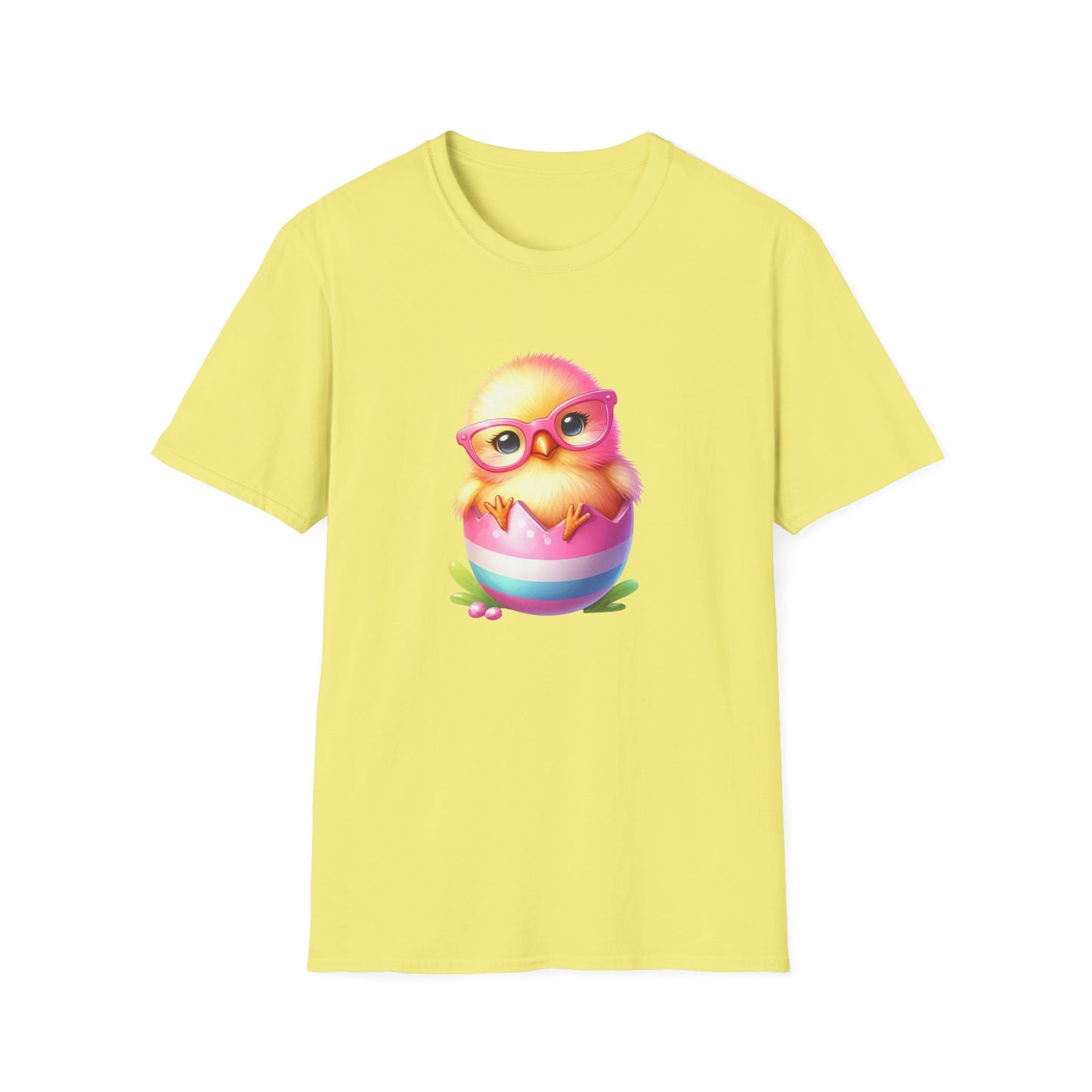 Easter Chick in Egg Unisex Cotton Tee