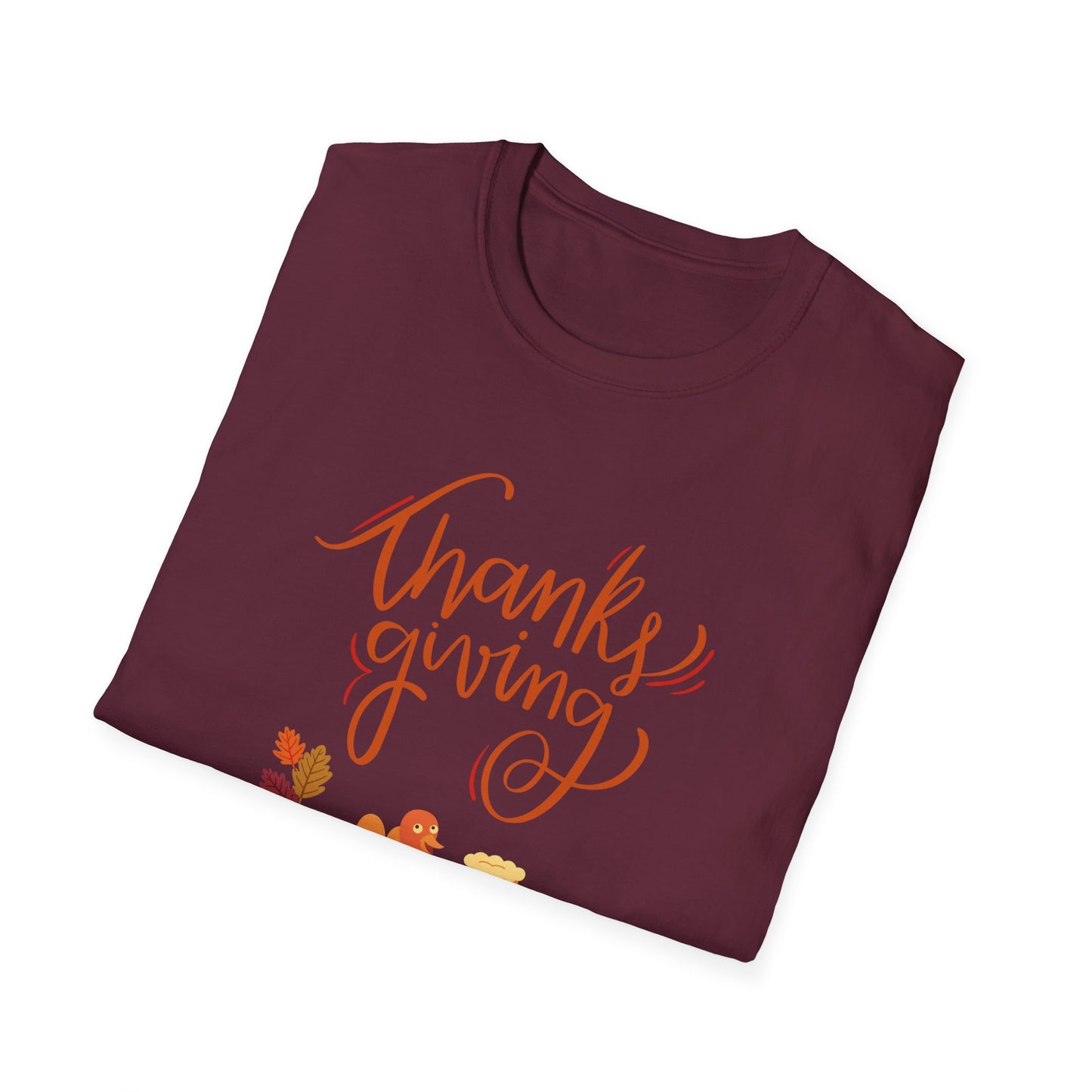 Thanksgiving Turkey Unisex Cotton Tee