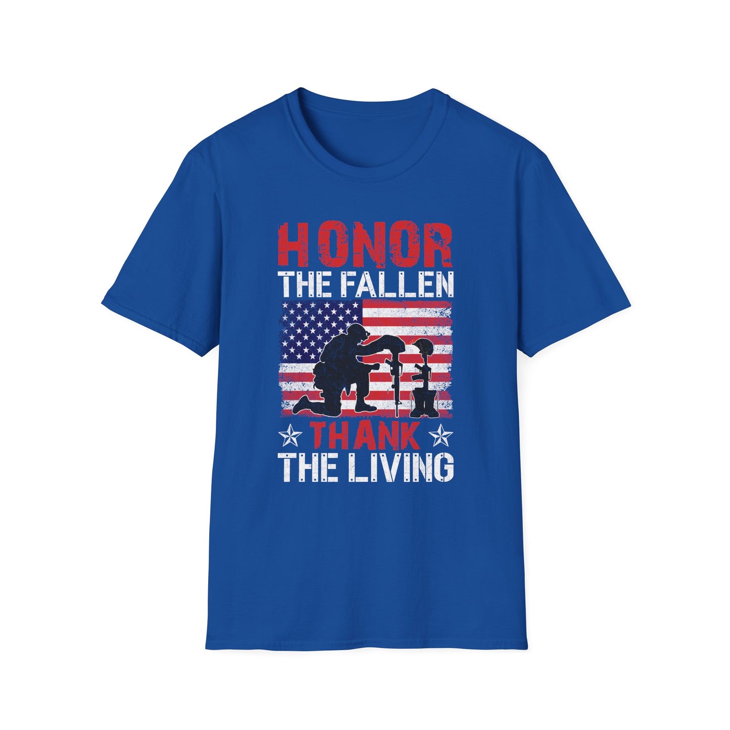 Honor the Fallen Thank the Living Unisex Cotton Tee