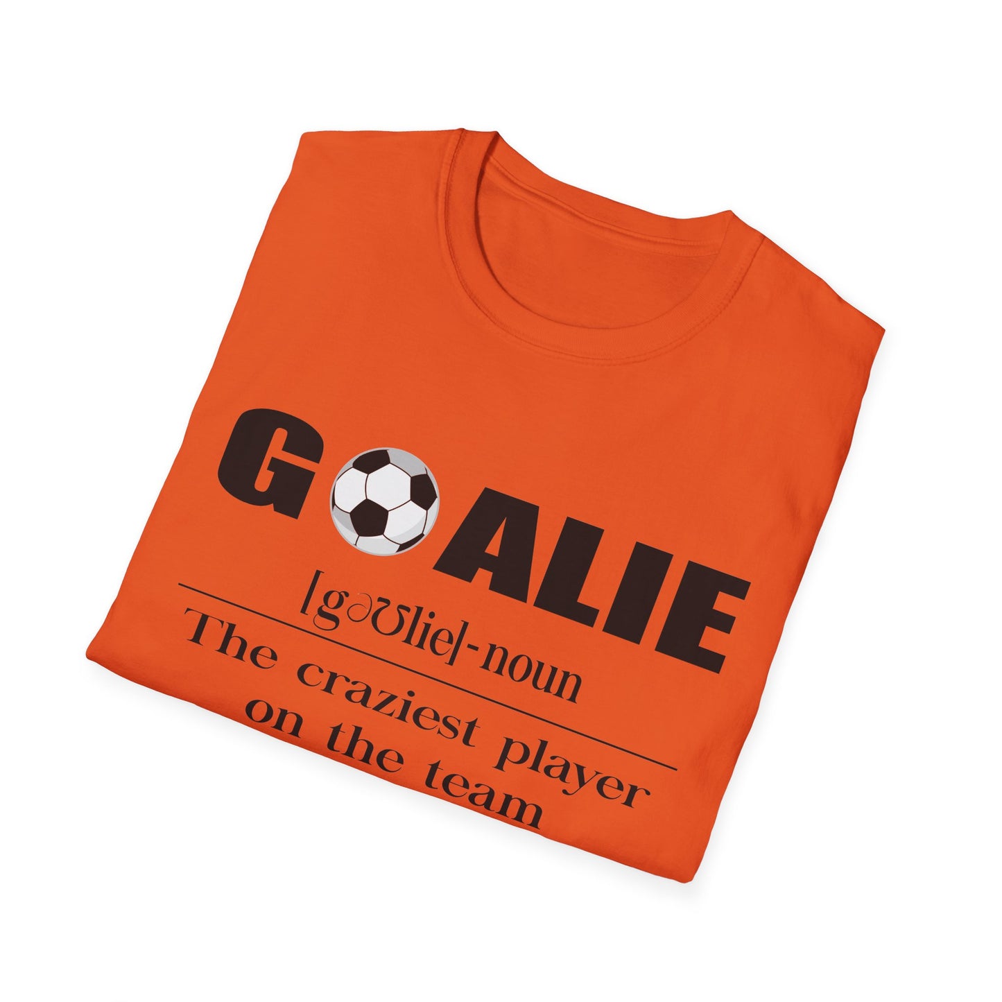 Soccer Goalie Definition Unisex Cotton Tee