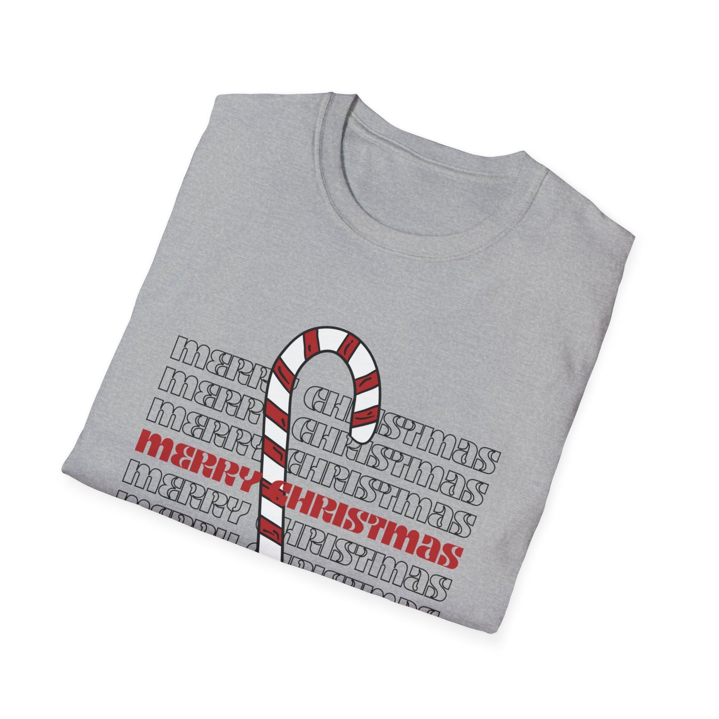 Merry Christmas Candy Cane Tee