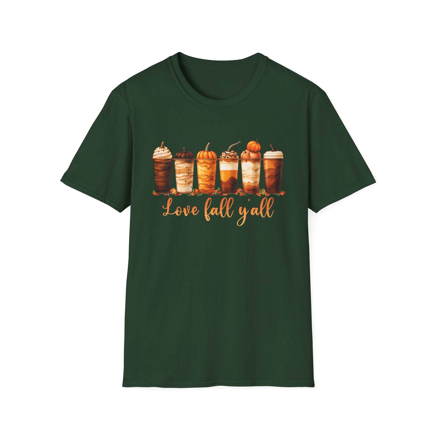 Love Fall Y'all Coffee Tee