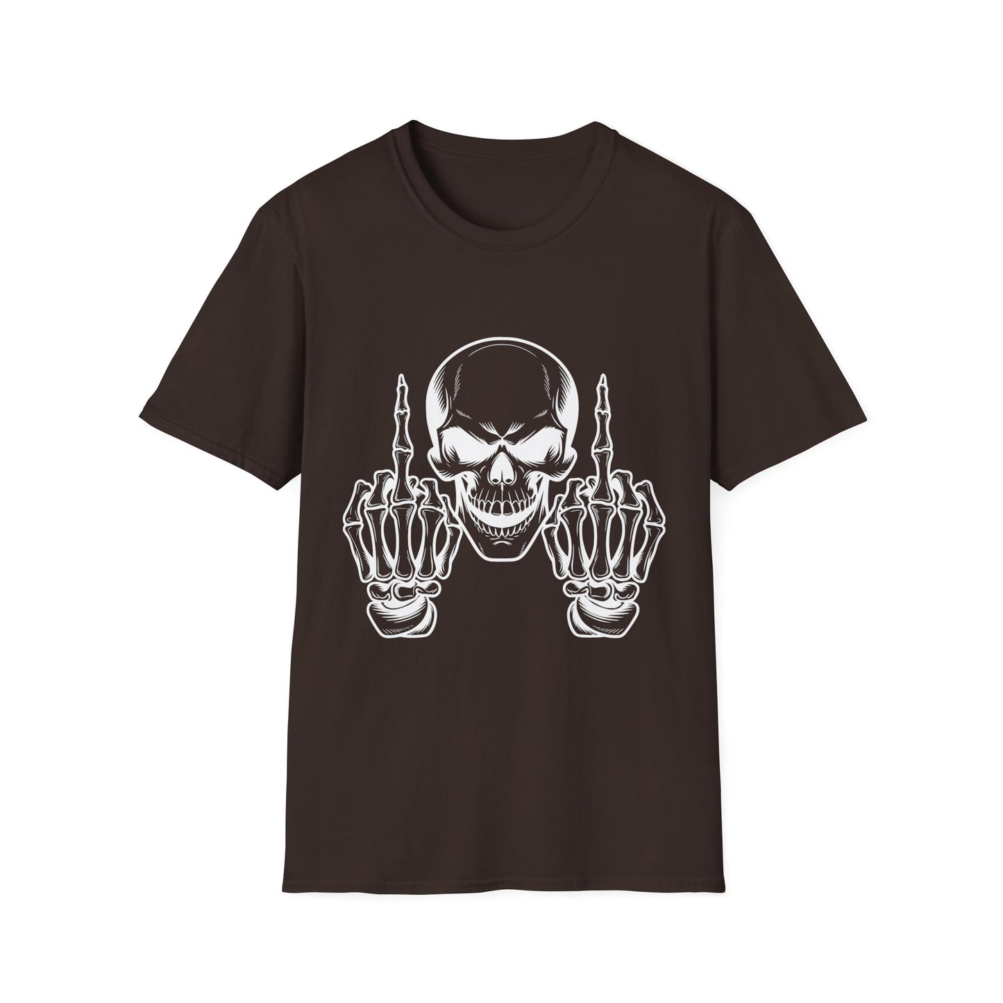 Skull Middle Finger Tee