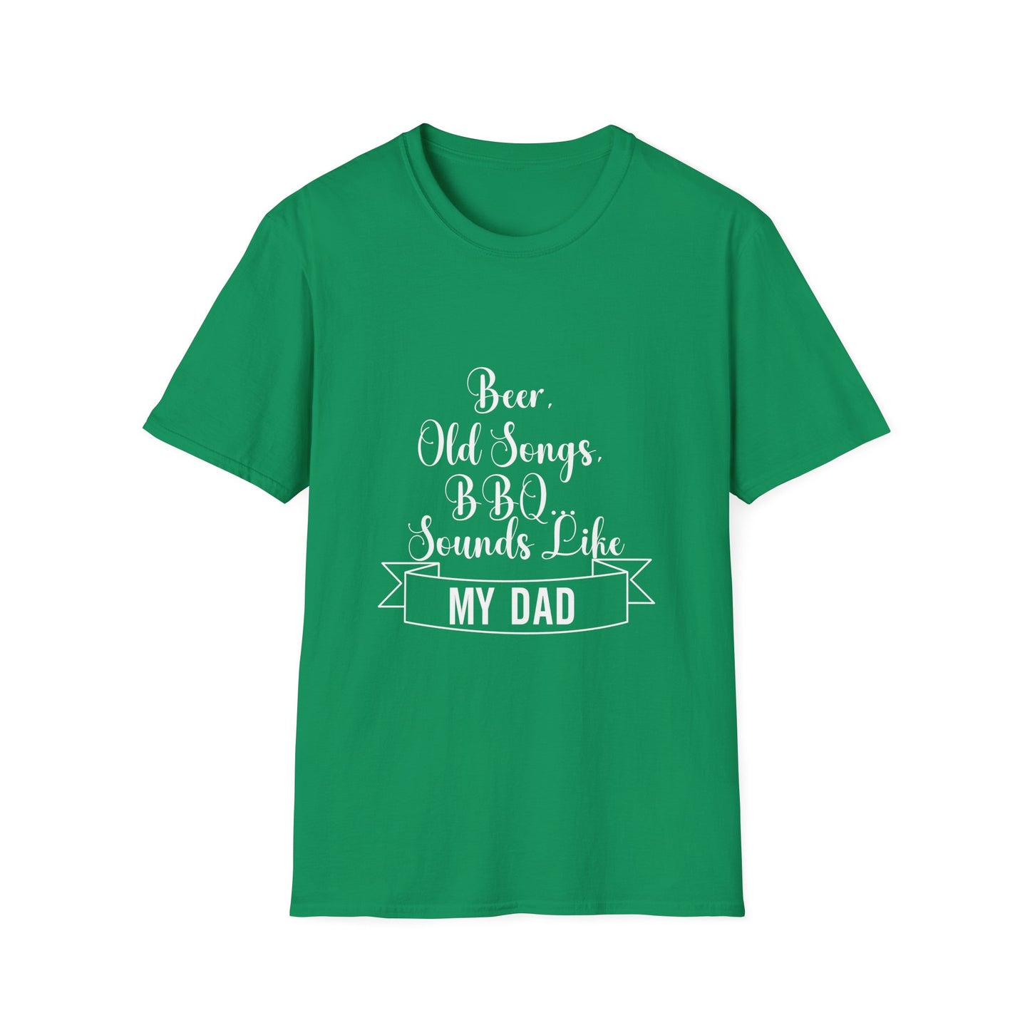 Beer, Old Songs & BBQ Dad Unisex T-Shirt