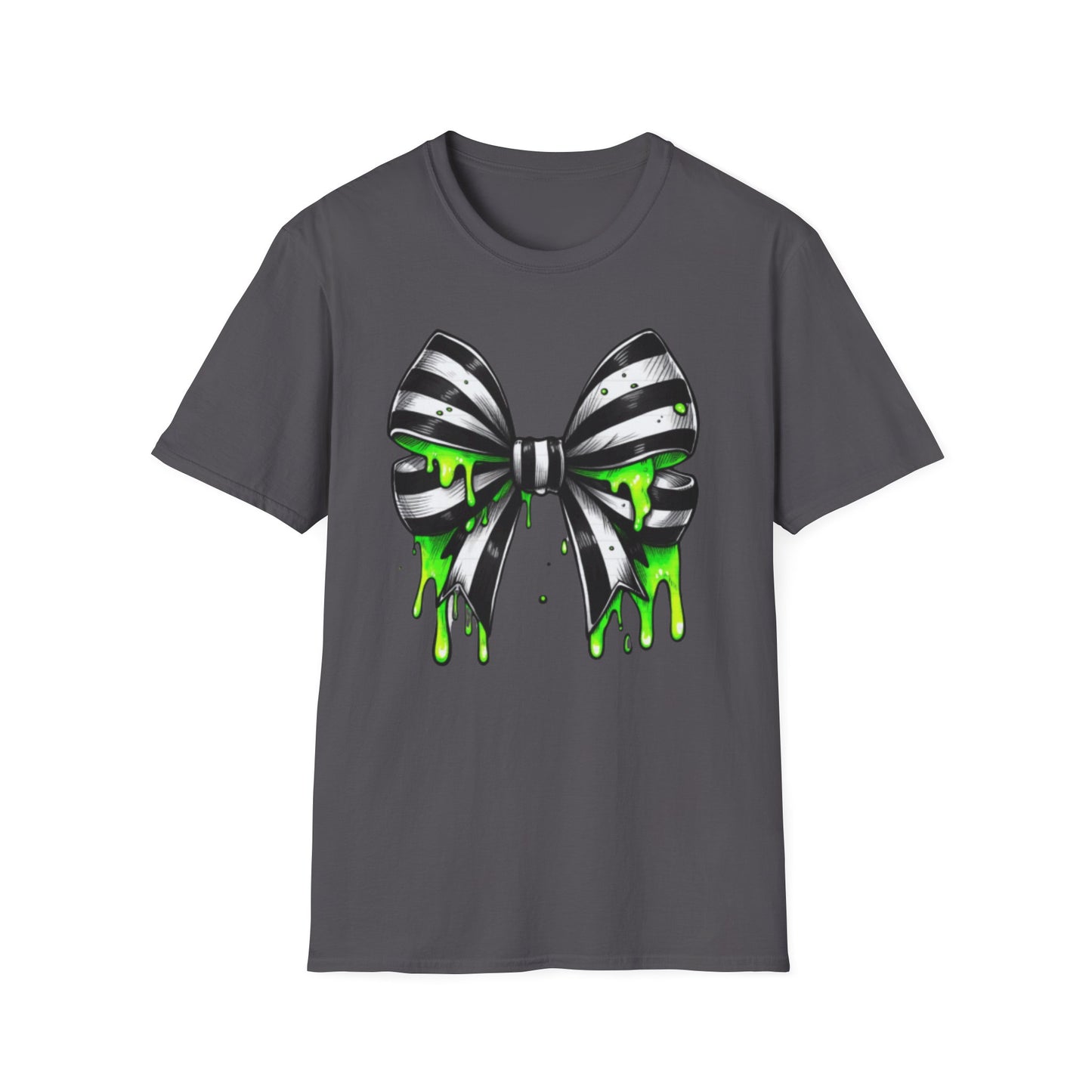 Halloween Striped Bow Tee