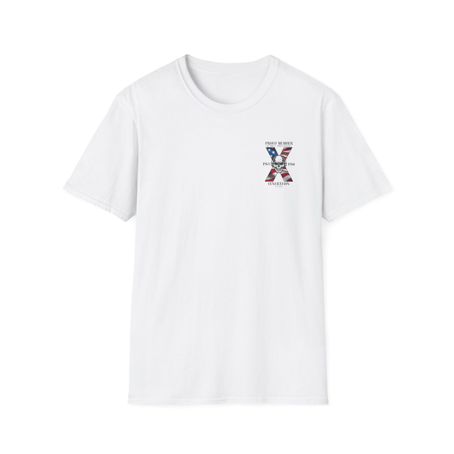 Gen X Flag and Skull Tee
