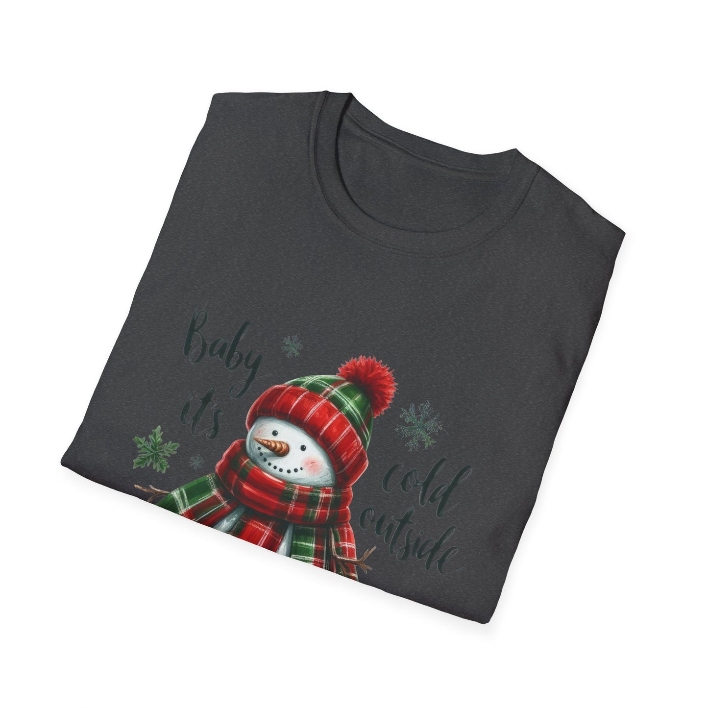Baby It's Cold Outside Christmas Unisex Tee