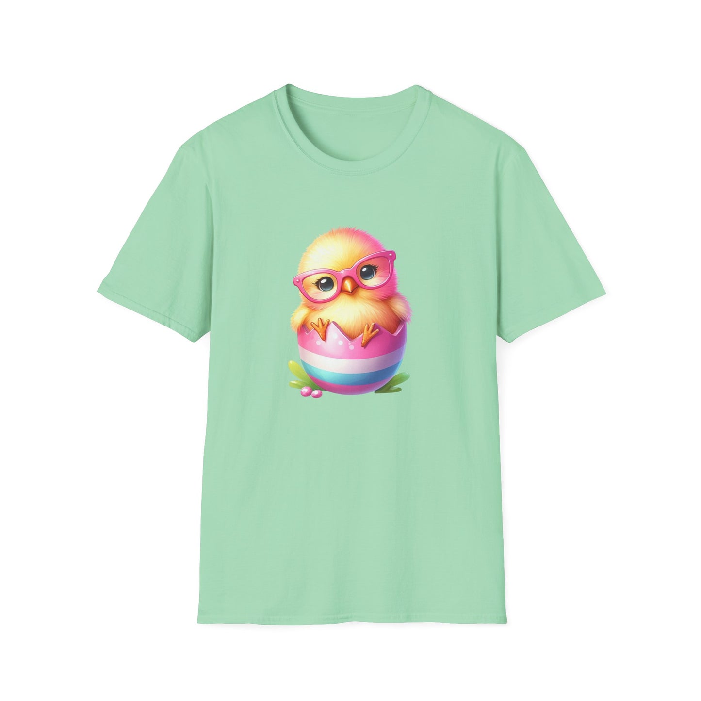 Easter Chick in Egg Unisex Cotton Tee