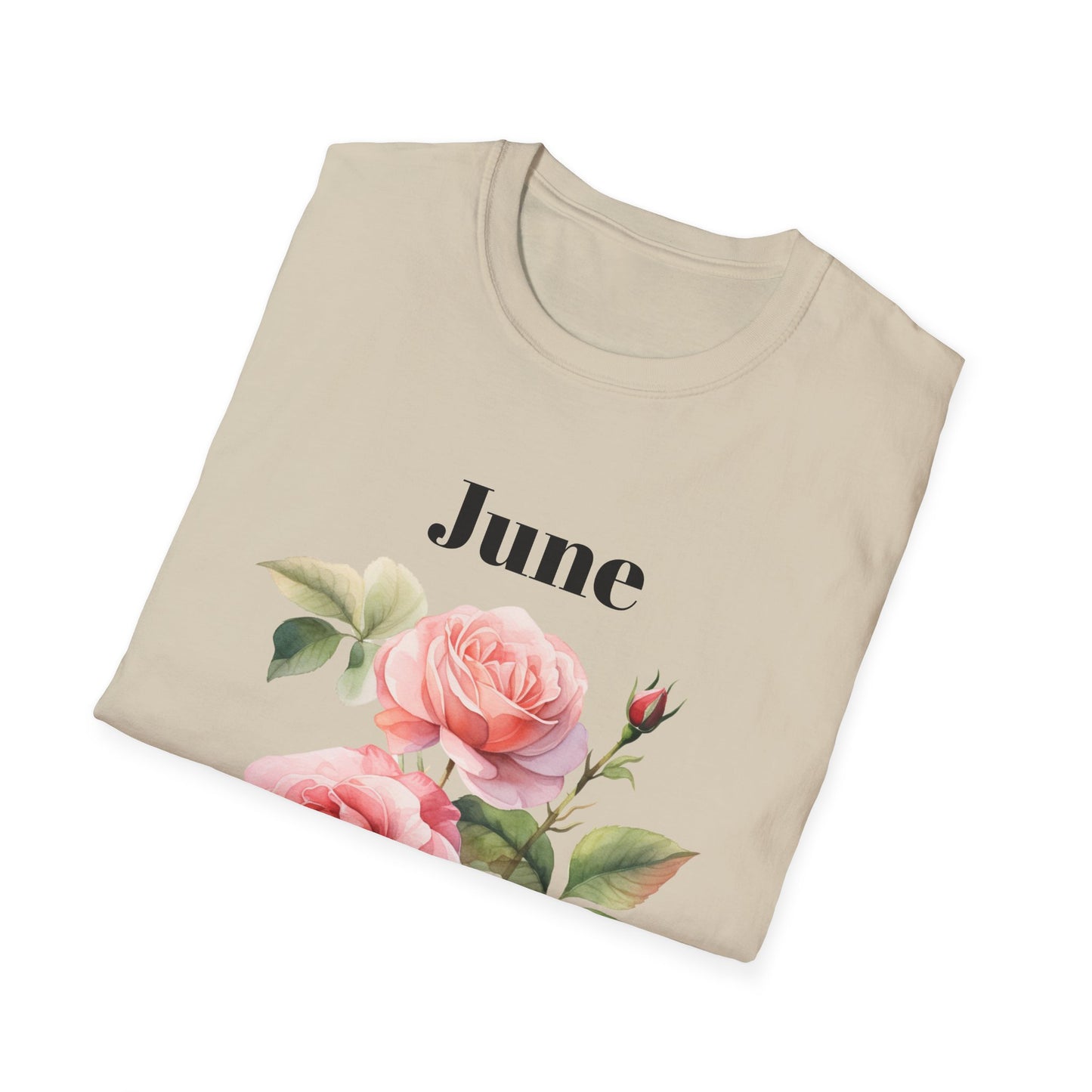 Birth Month Flower Unisex Tee - June