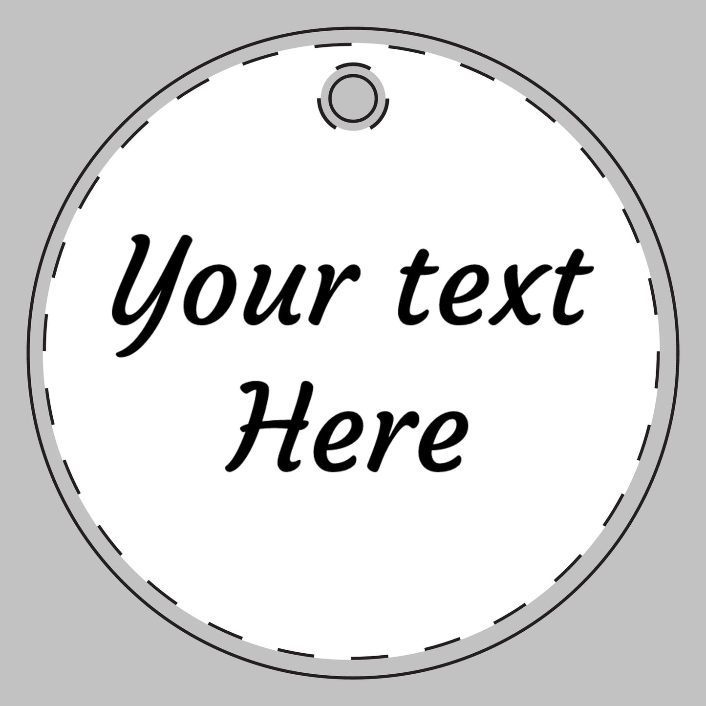 Customizable Blue Christmas Truck Ceramic Christmas Ornament