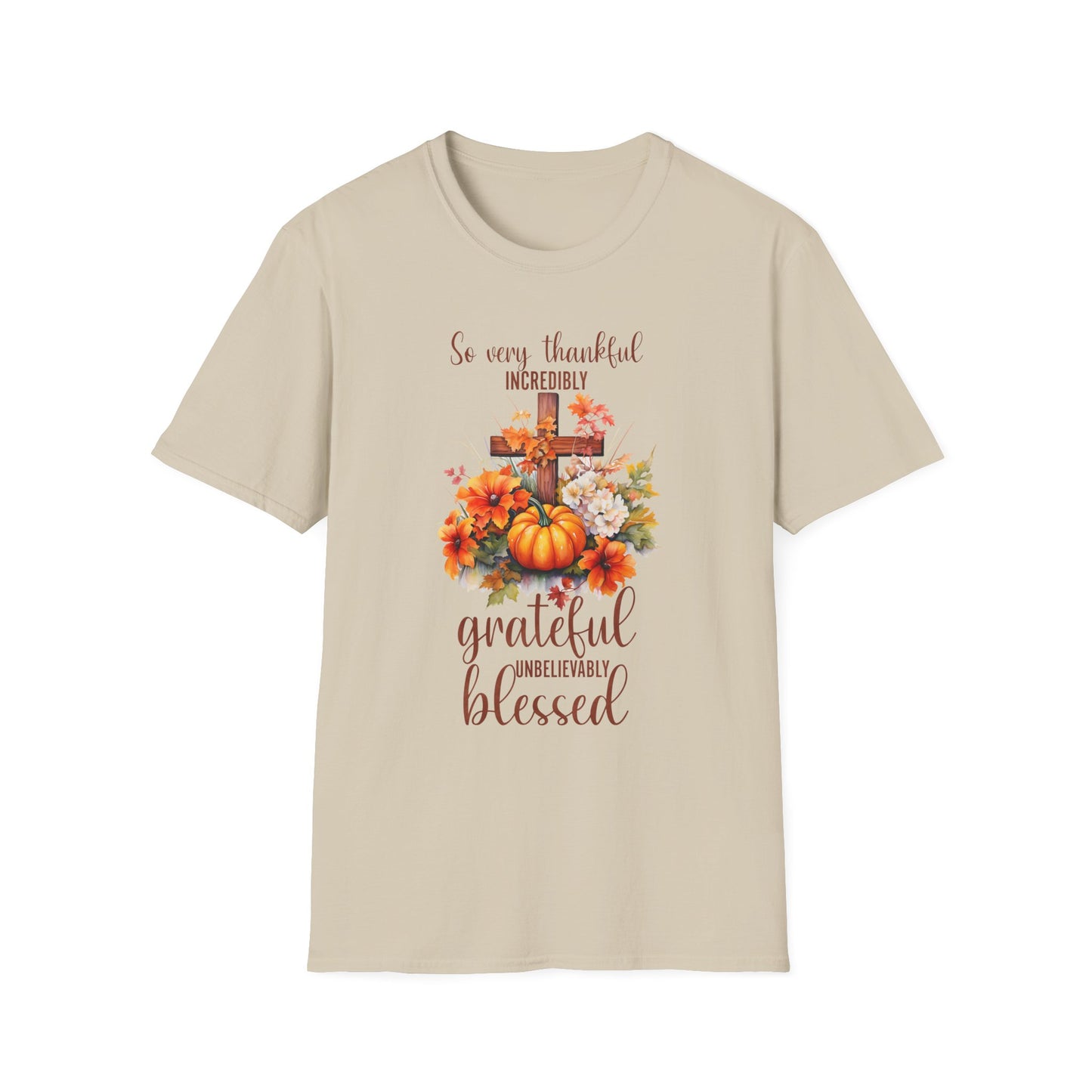 Thankful Grateful Blessed Unisex Tee