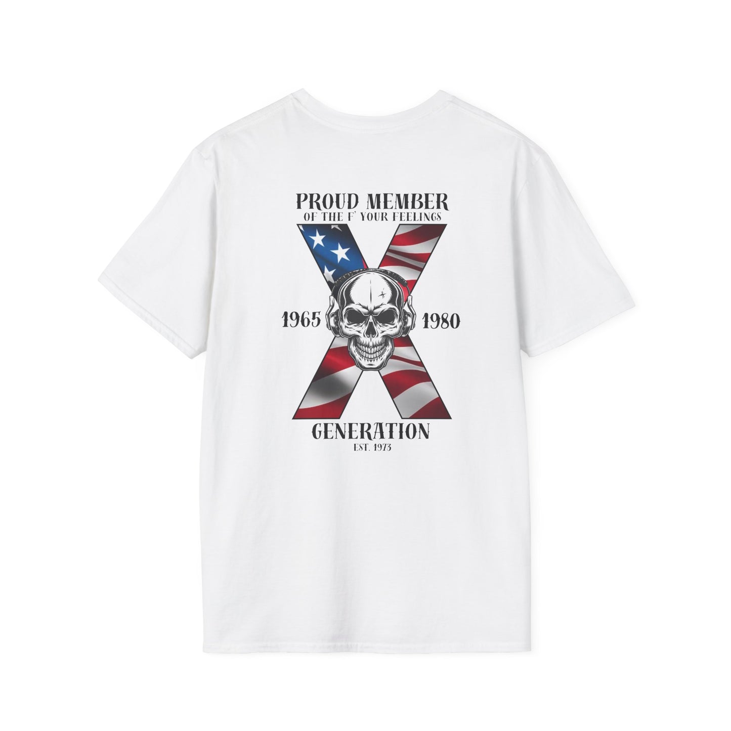 Gen X Flag and Skull Tee