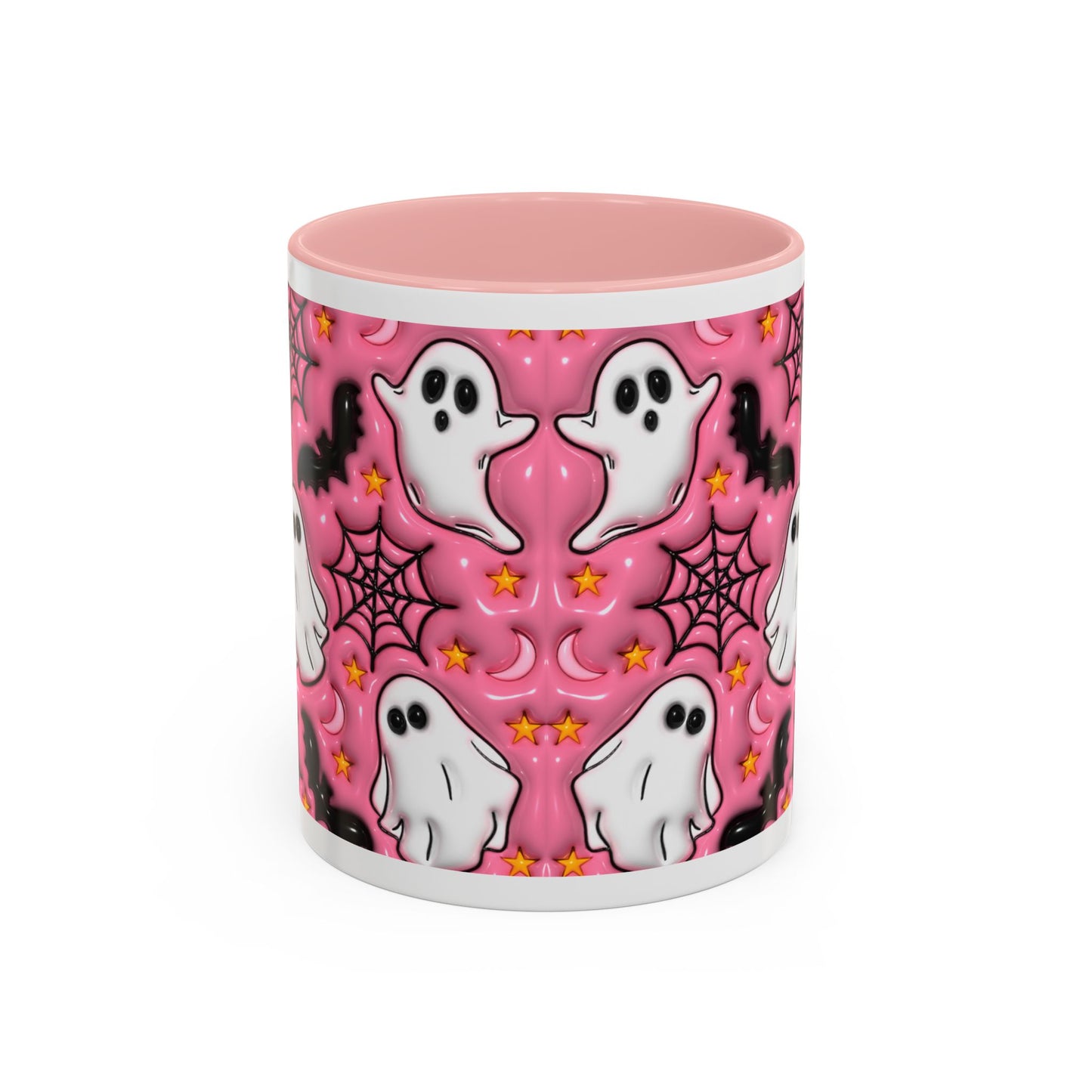 Pink Spooky Ghost Coffee Mug