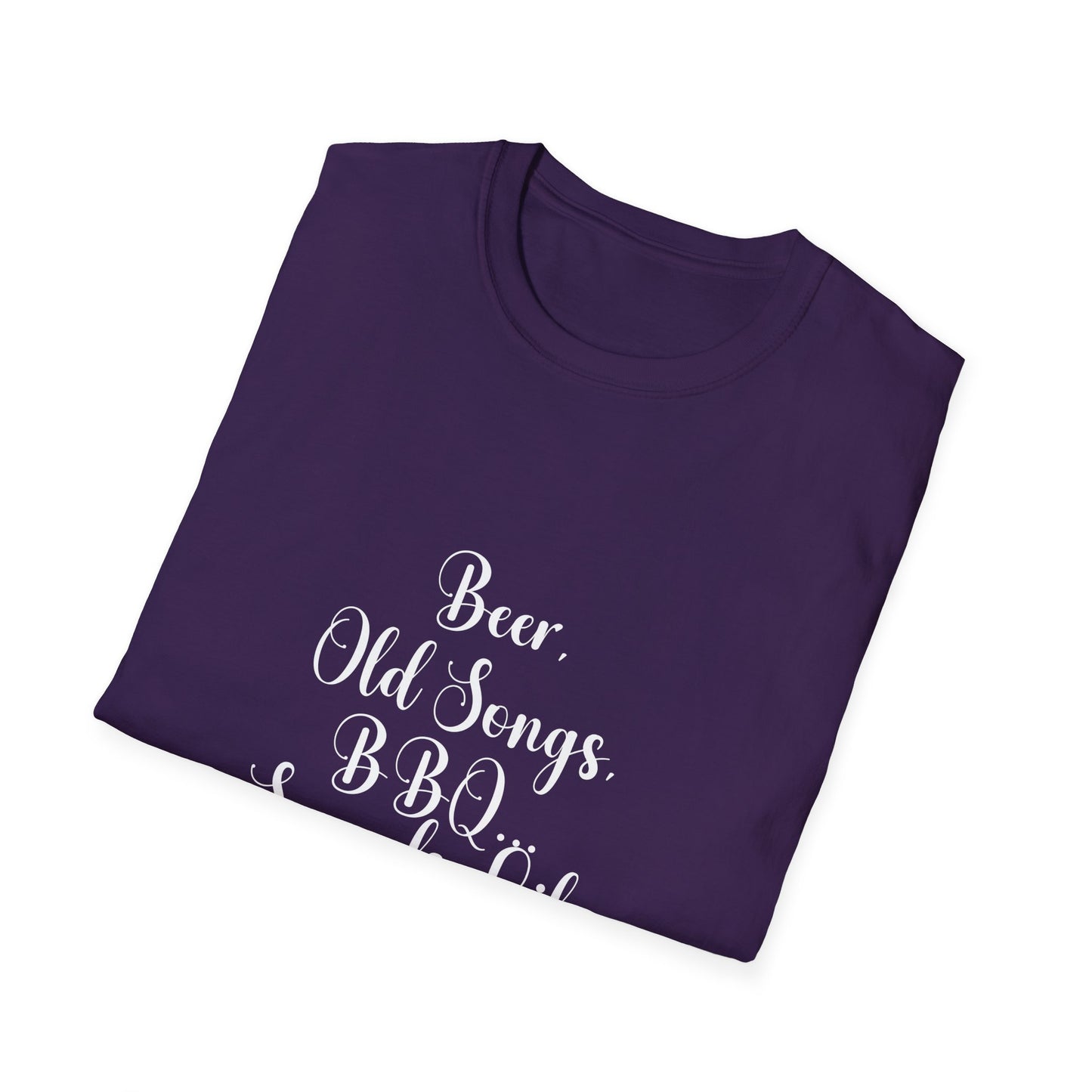 Beer, Old Songs & BBQ Dad Unisex T-Shirt