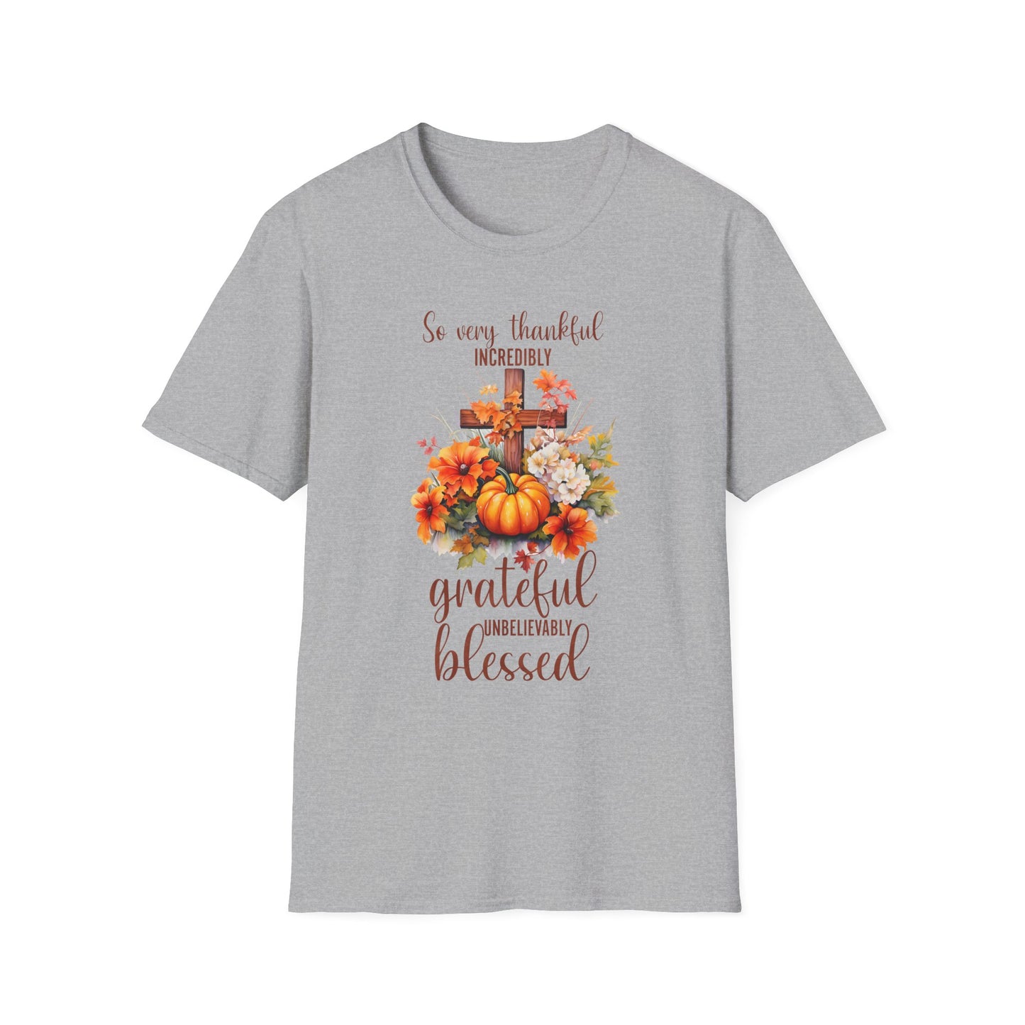 Thankful Grateful Blessed Unisex Tee