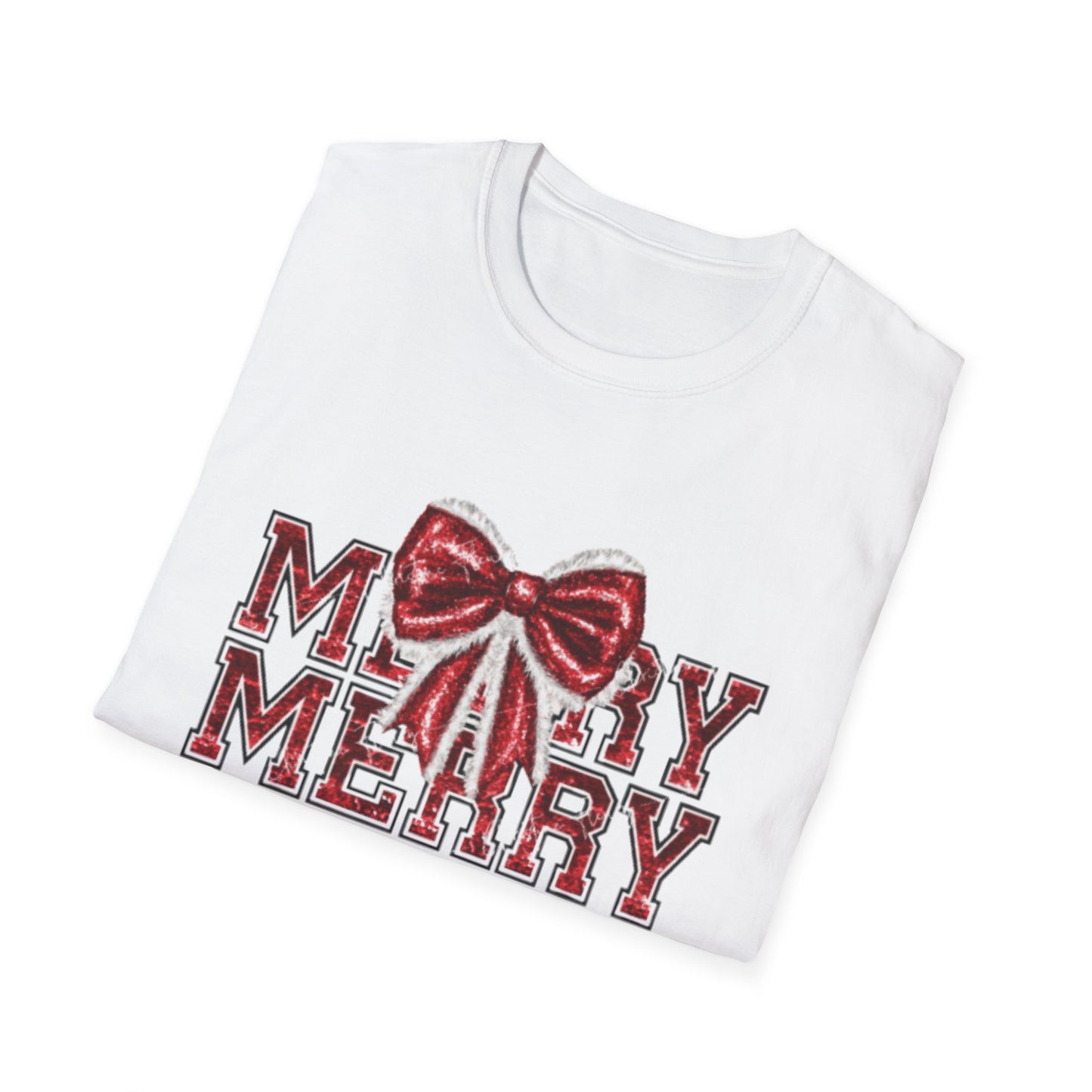 Christmas Glittery Unisex Tee