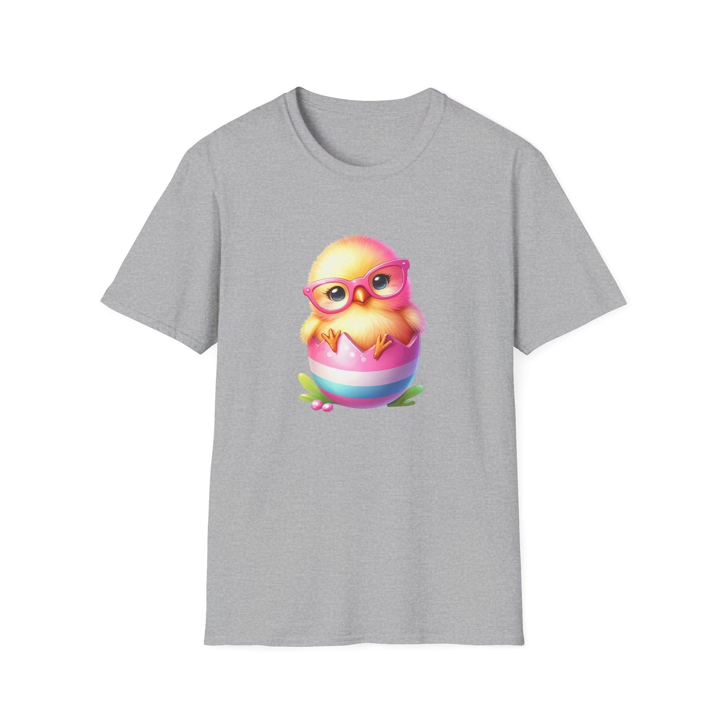 Easter Chick in Egg Unisex Cotton Tee